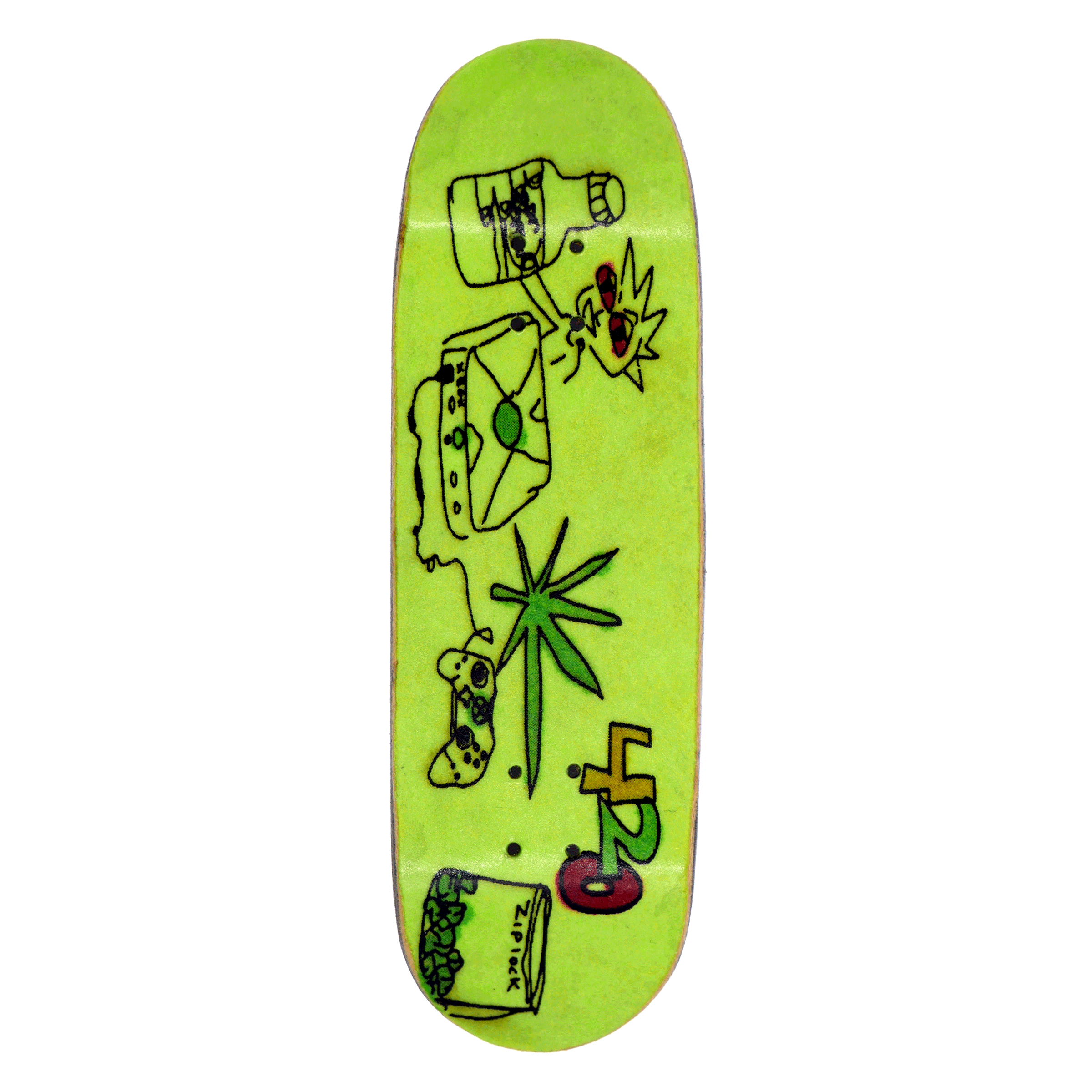 420 Worldwide "Welcome" Fingerboard Deck