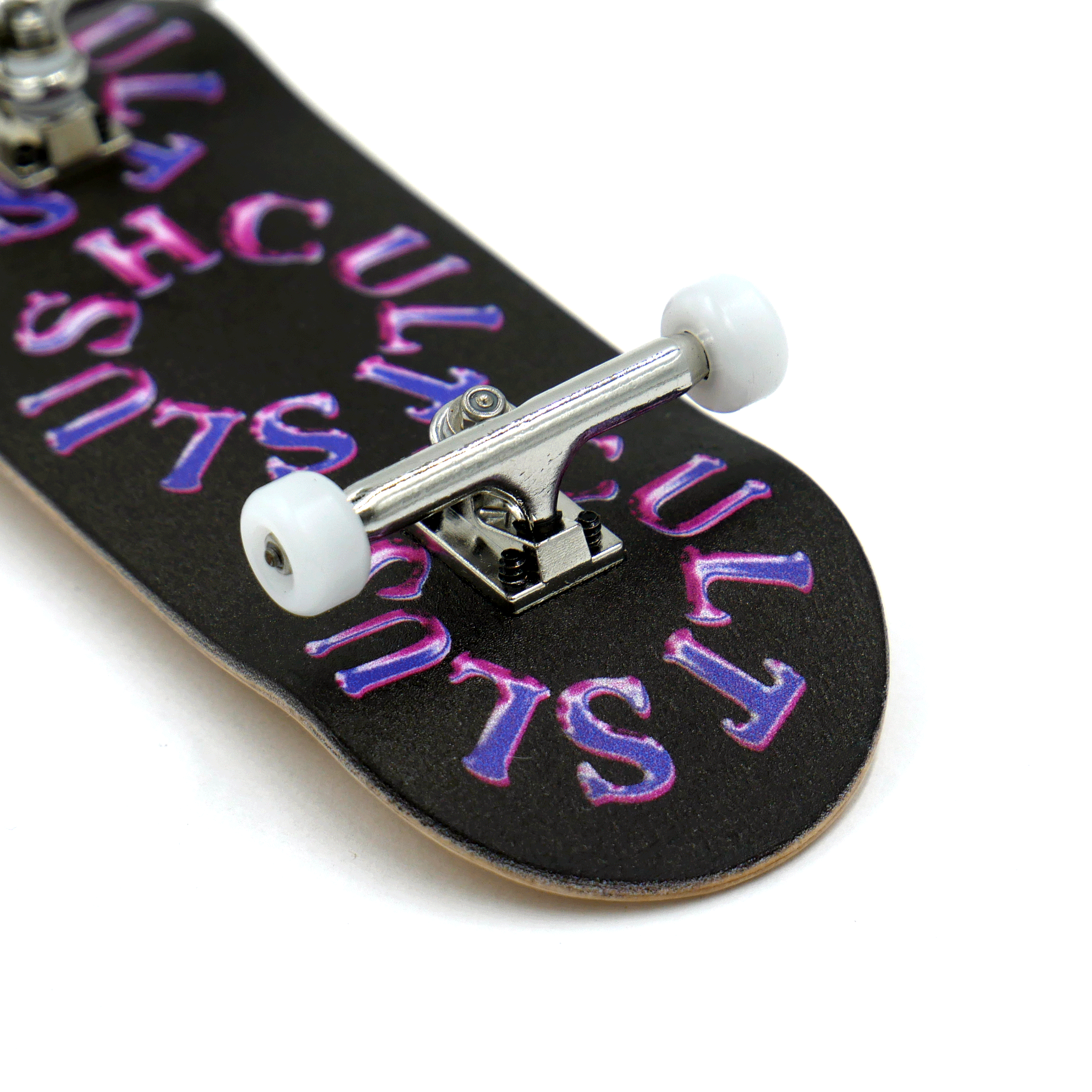 Slushcult Grom Series Fingerboard Complete - Chrome Full Circle Fingerboard Completes Slushcult Slushcult