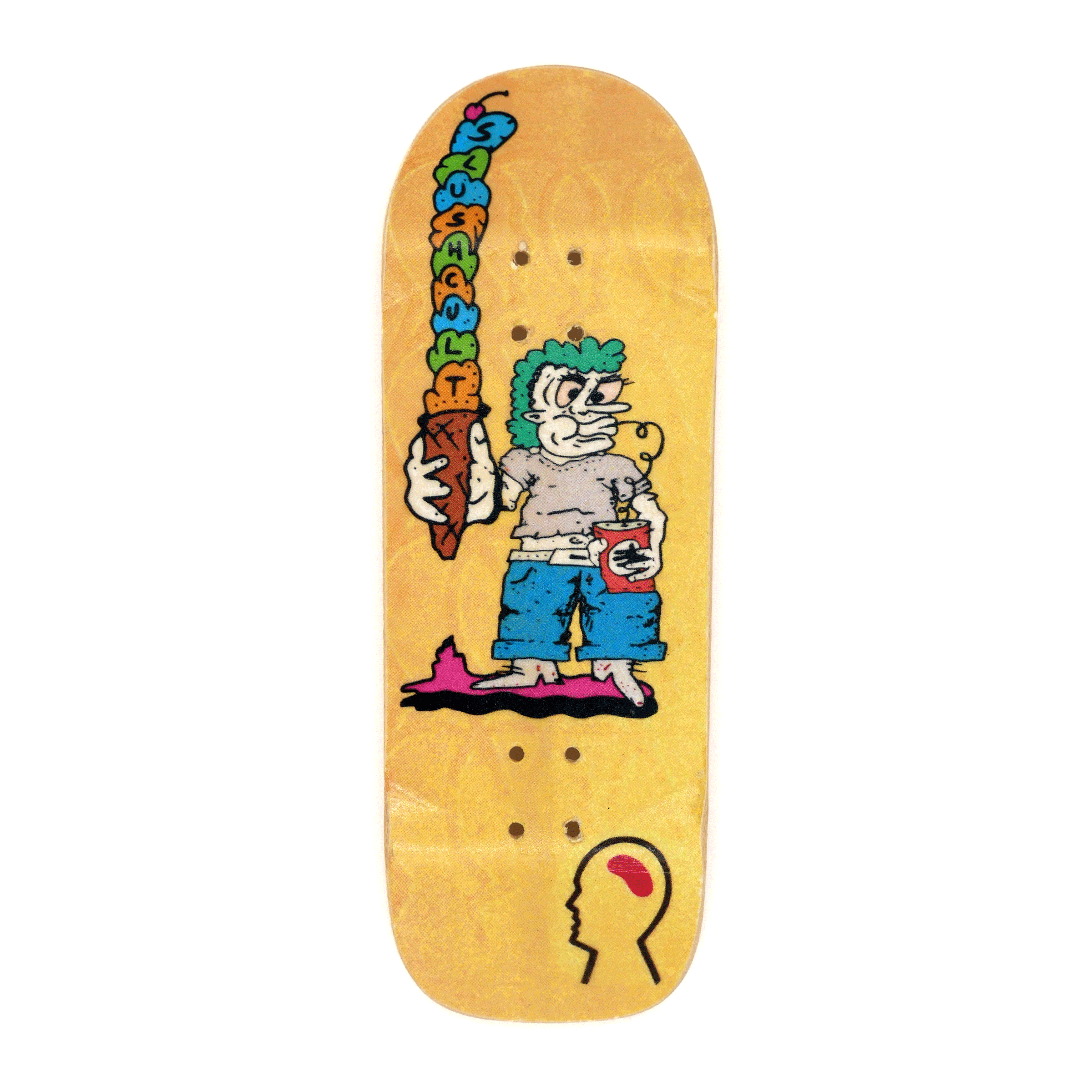 Cowply x Cowply "9 Scoops" Fingerboard Deck (Chef Knife) Fingerboard Decks Cowply Slushcult