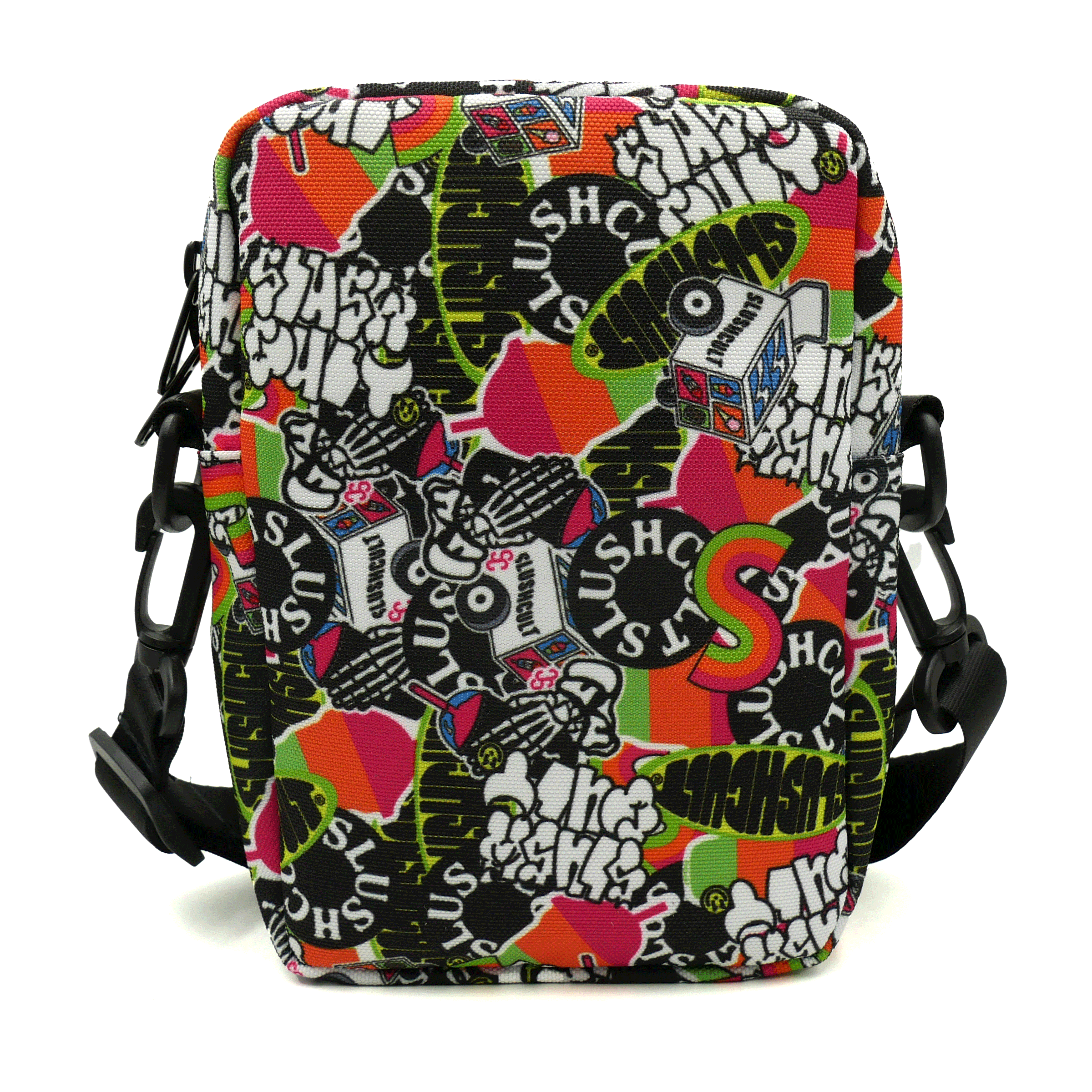Anywhere Side Bag "Sticker Slap V2" Print Bags Slushcult Slushcult