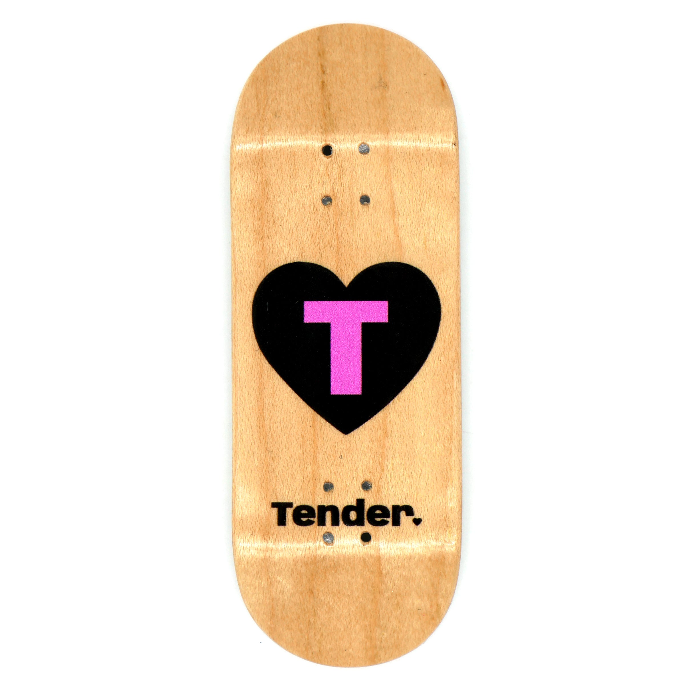 Tender "Heart" Pro Fingerboard Deck MINI Skate Shop Tender    Slushcult