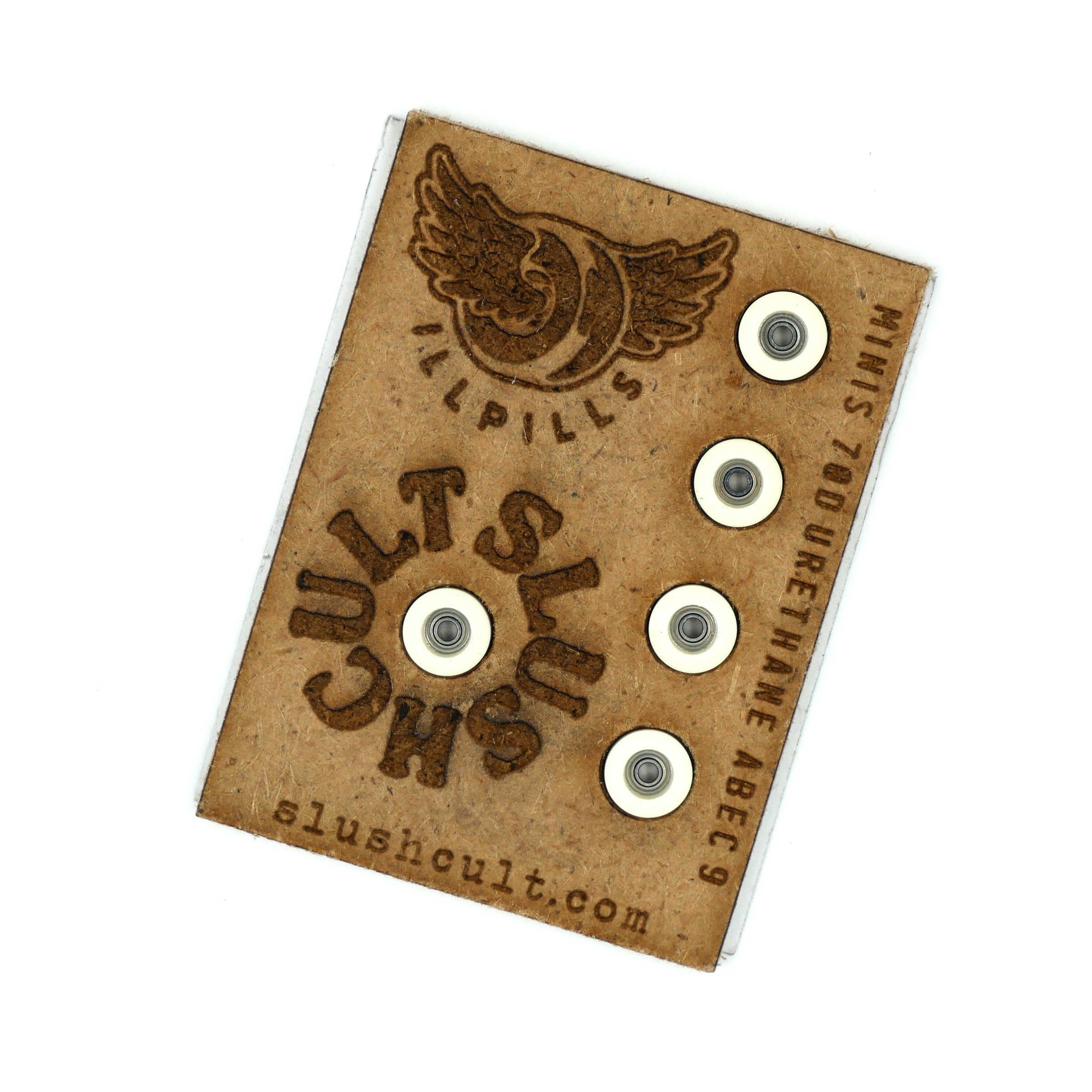 DirtyFB illpills Minis White Fingerboard Wheels dirty fb Slushcult