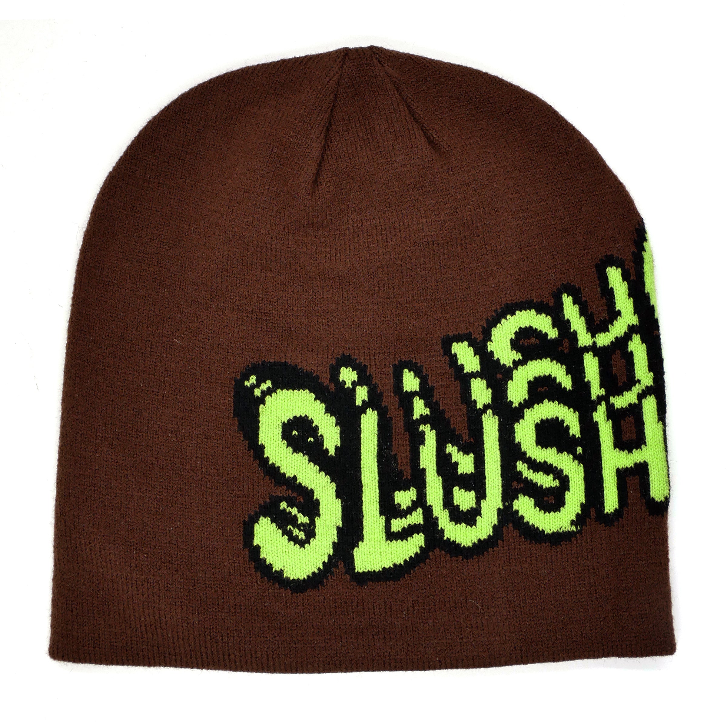 Trippin Skull Cap Beanie (Brown) Beanies Slushcult Slushcult