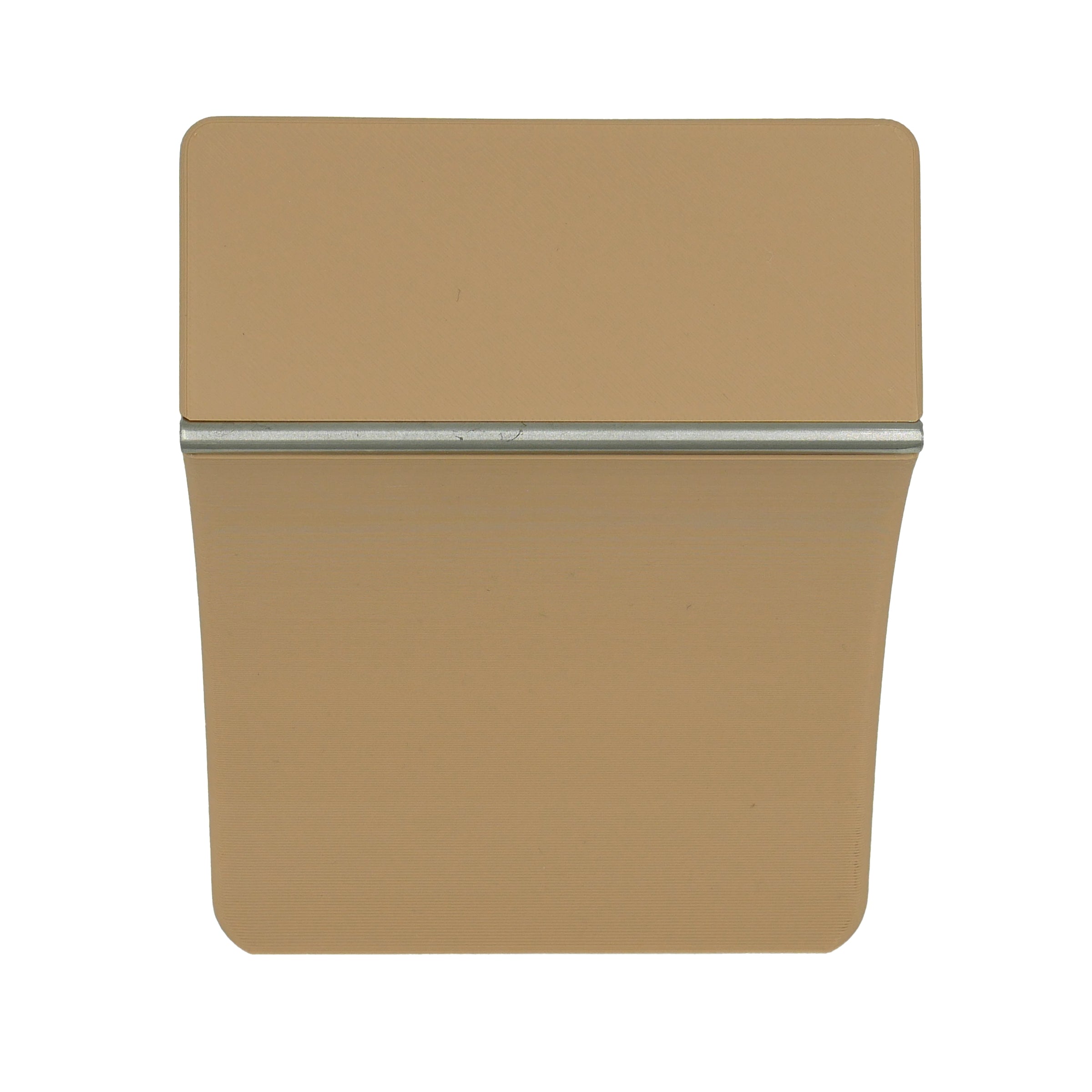 Decent Bit 4" Quarter Pipe (Tan) Fingerboard Obstacles Decent Bit    Slushcult