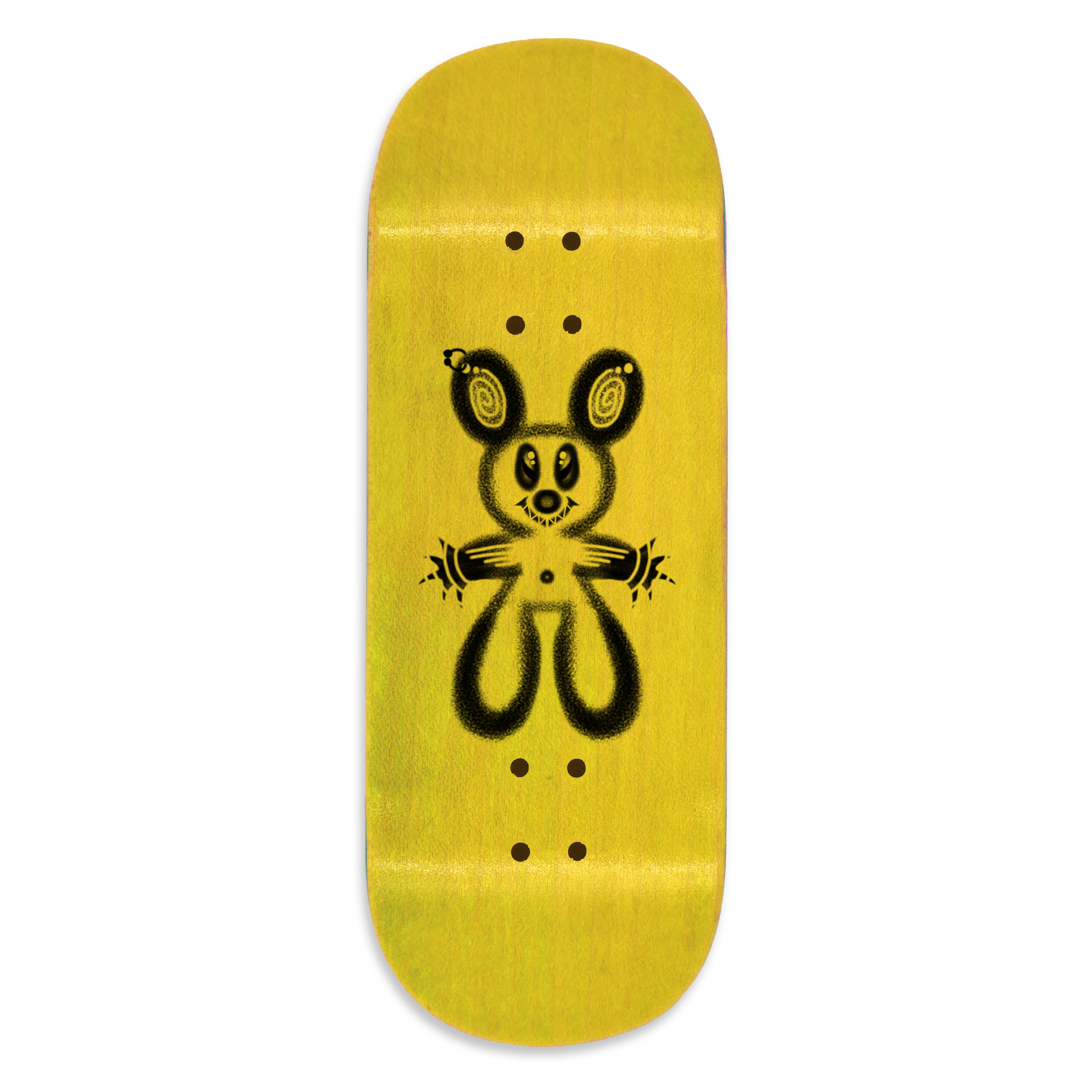 Slushcult x Ollie "Bear" Shop Fingerboard Deck (Clear) Slushcult x DK Decks Slushcult Slushcult