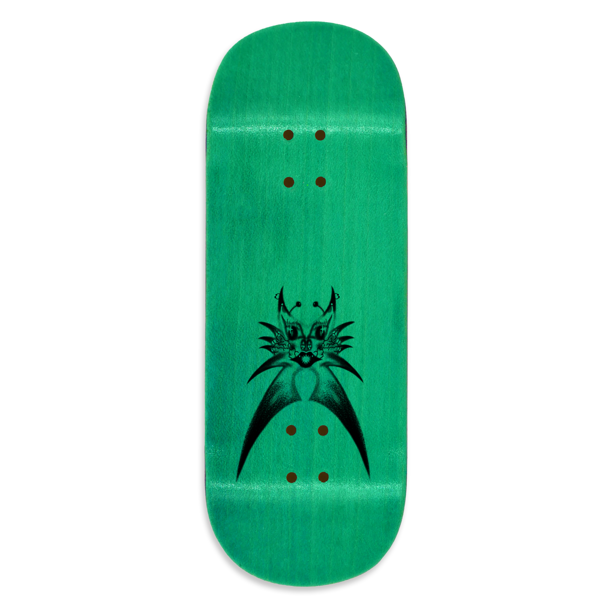 Slushcult x Ollie "Inner Beauty" Shop Fingerboard Deck (Clear) Slushcult x DK Decks Slushcult Slushcult