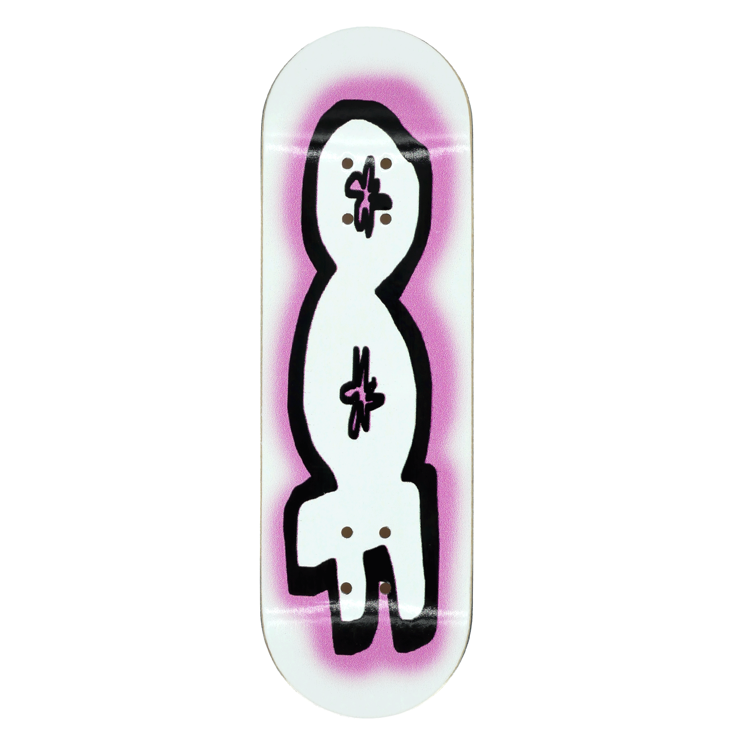 Oof "BIG Airbrush" Fingerboard Deck (Pink) Fingerboard Decks Oof Slushcult