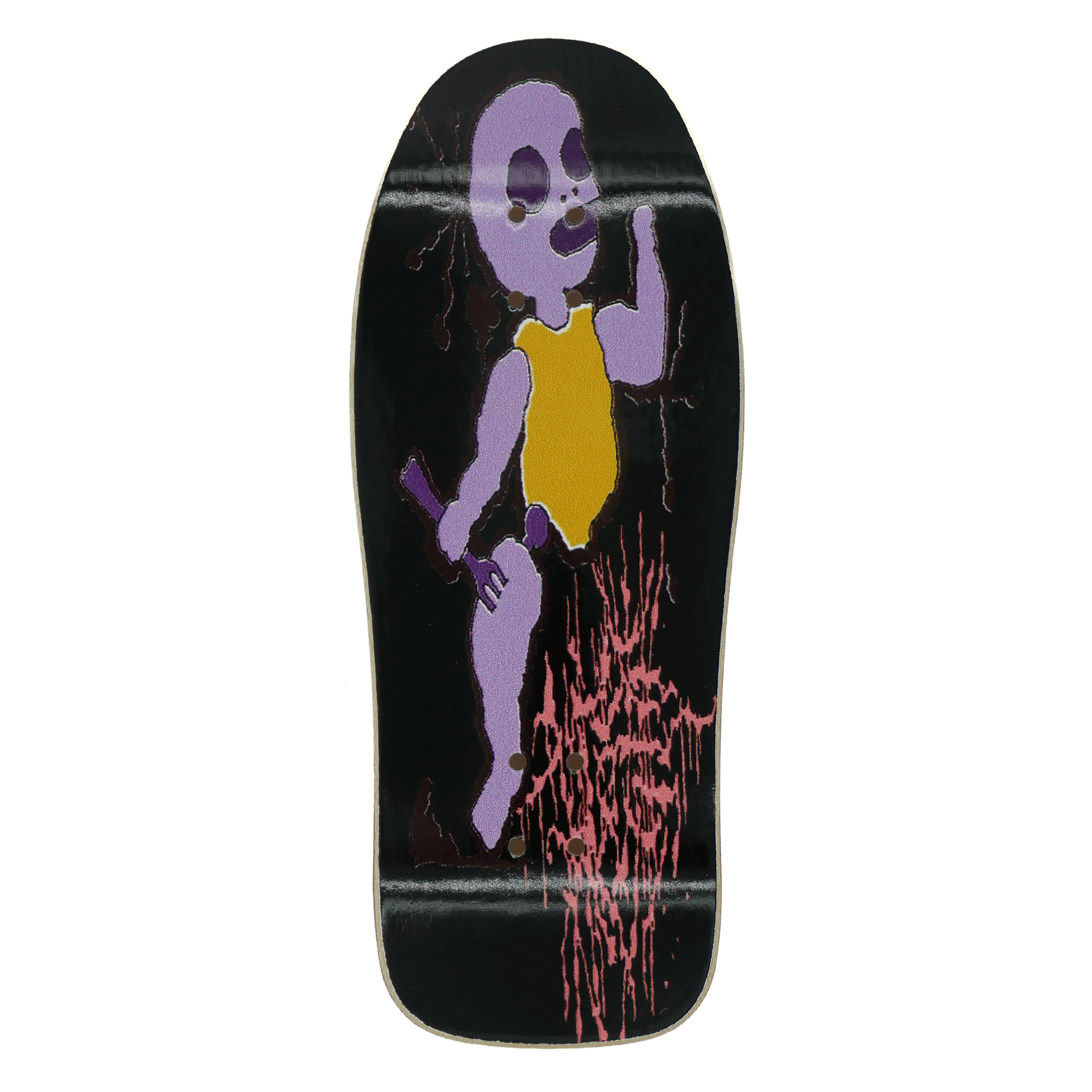 Oof "Help" Fingerboard Deck (Black) Fingerboard Decks Oof Slushcult