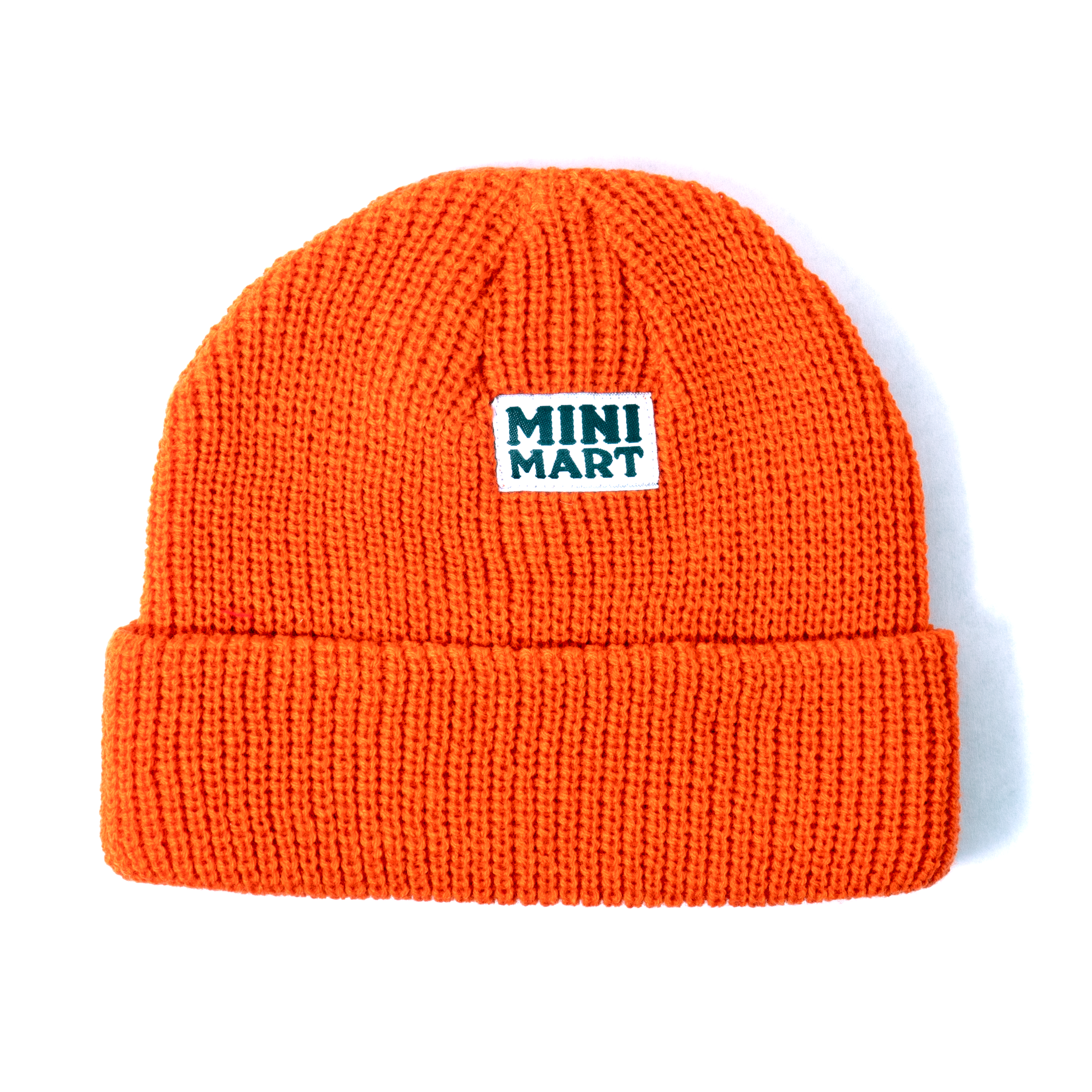 Mini Mart Fold Beanie Hunter Orange Beanies Slushcult Slushcult