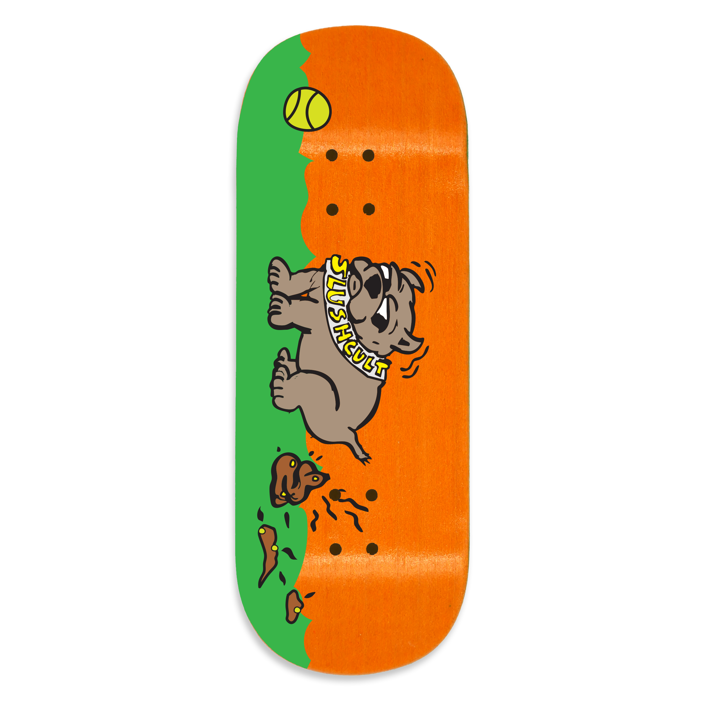 Slushcult "Good Boy" Shop Fingerboard Deck (Clear)