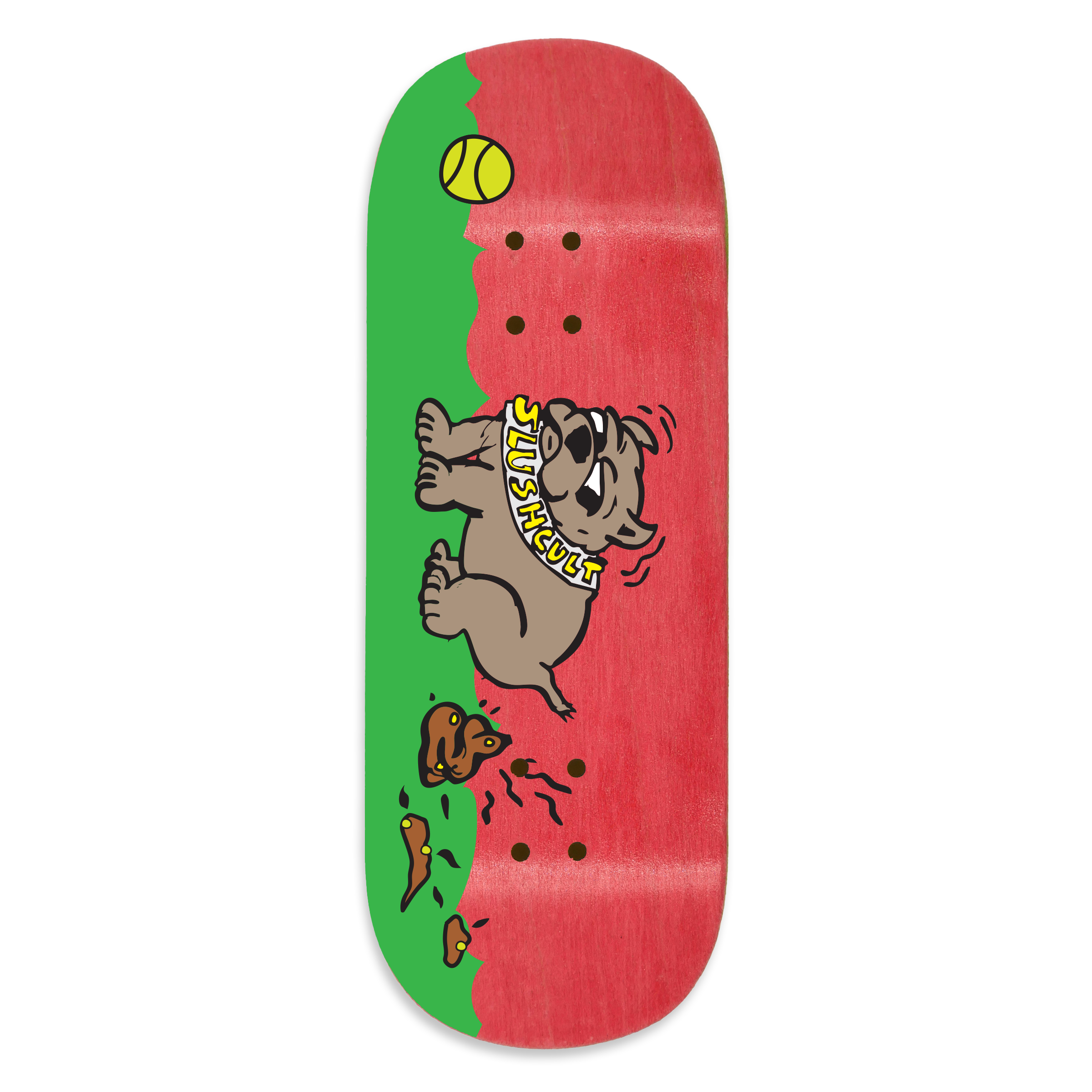 Slushcult "Good Boy" Shop Fingerboard Deck (Clear)