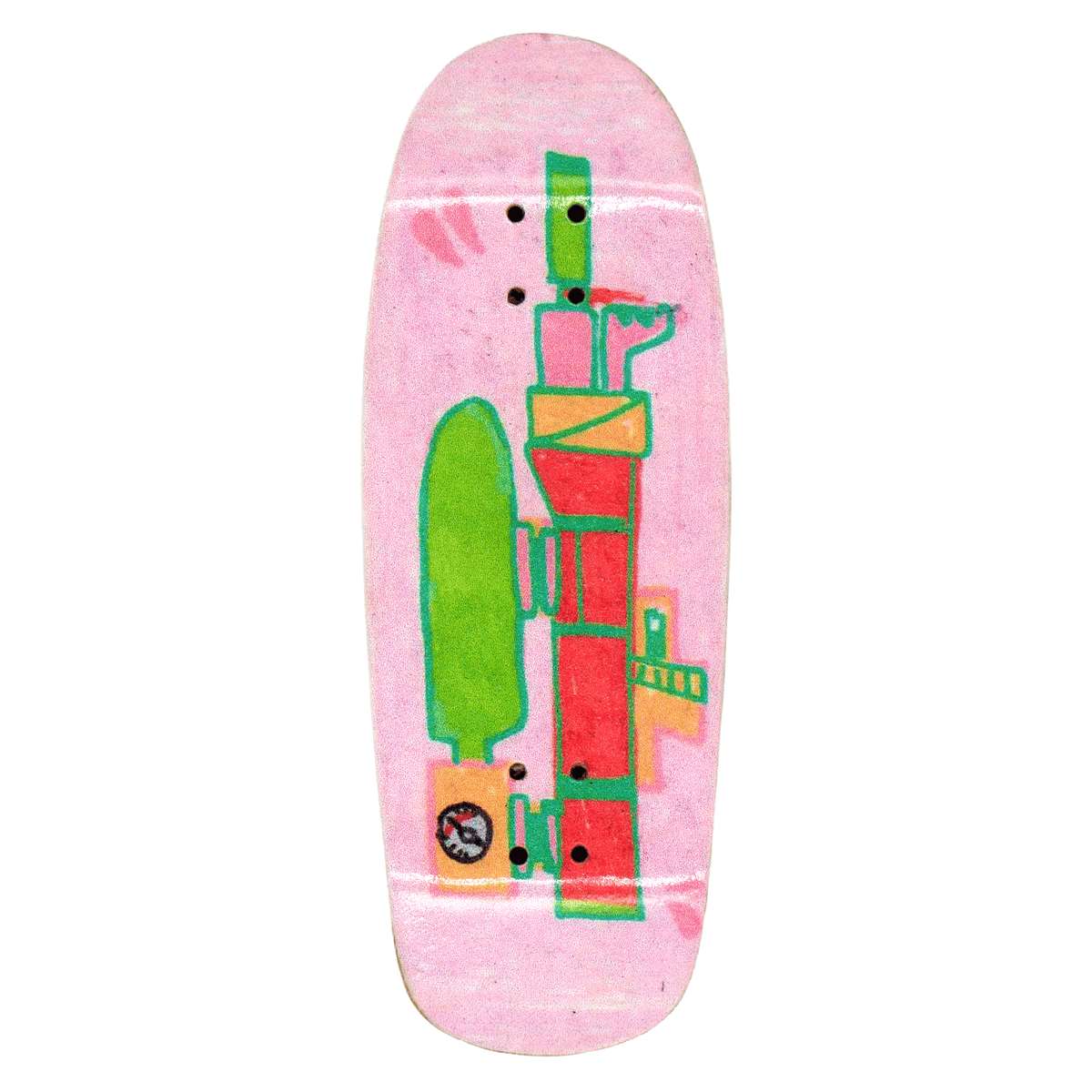 Shortstack "Super Soaker" Fingerboard Deck (Pink)