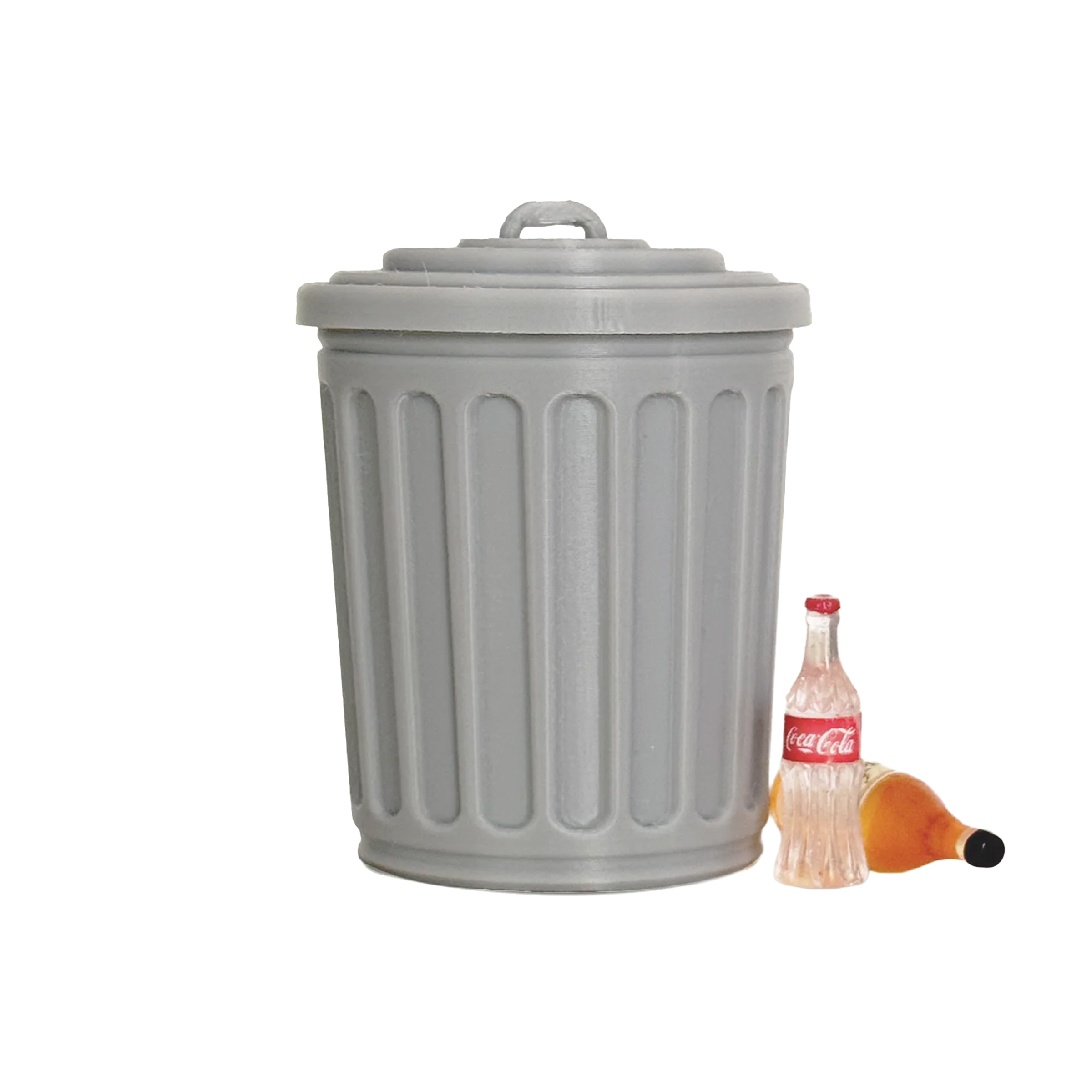 Silent Obstacles - Trash Can + 2 Mini Bottles