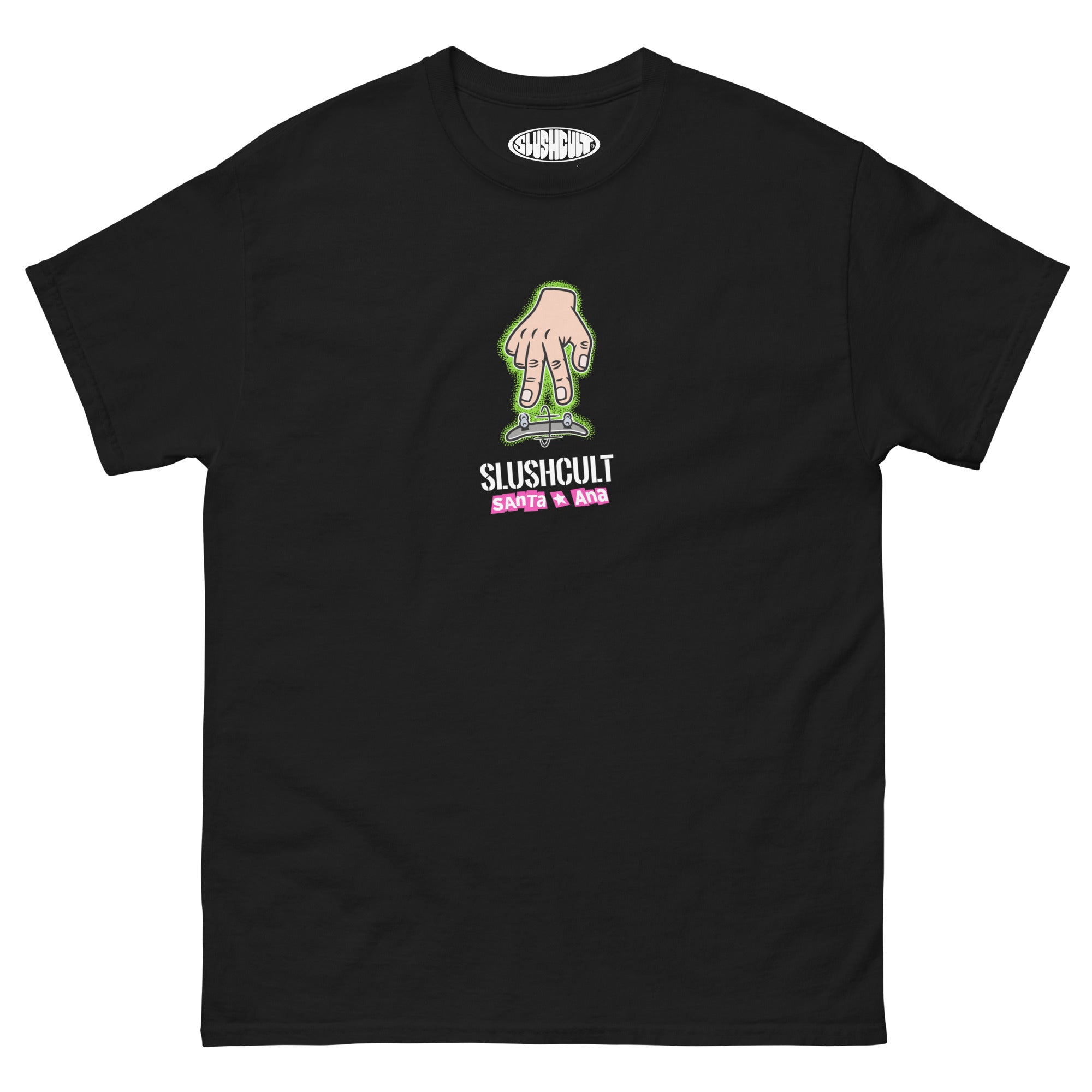 IDOL HAND TEE Tees Slushcult Black S Slushcult