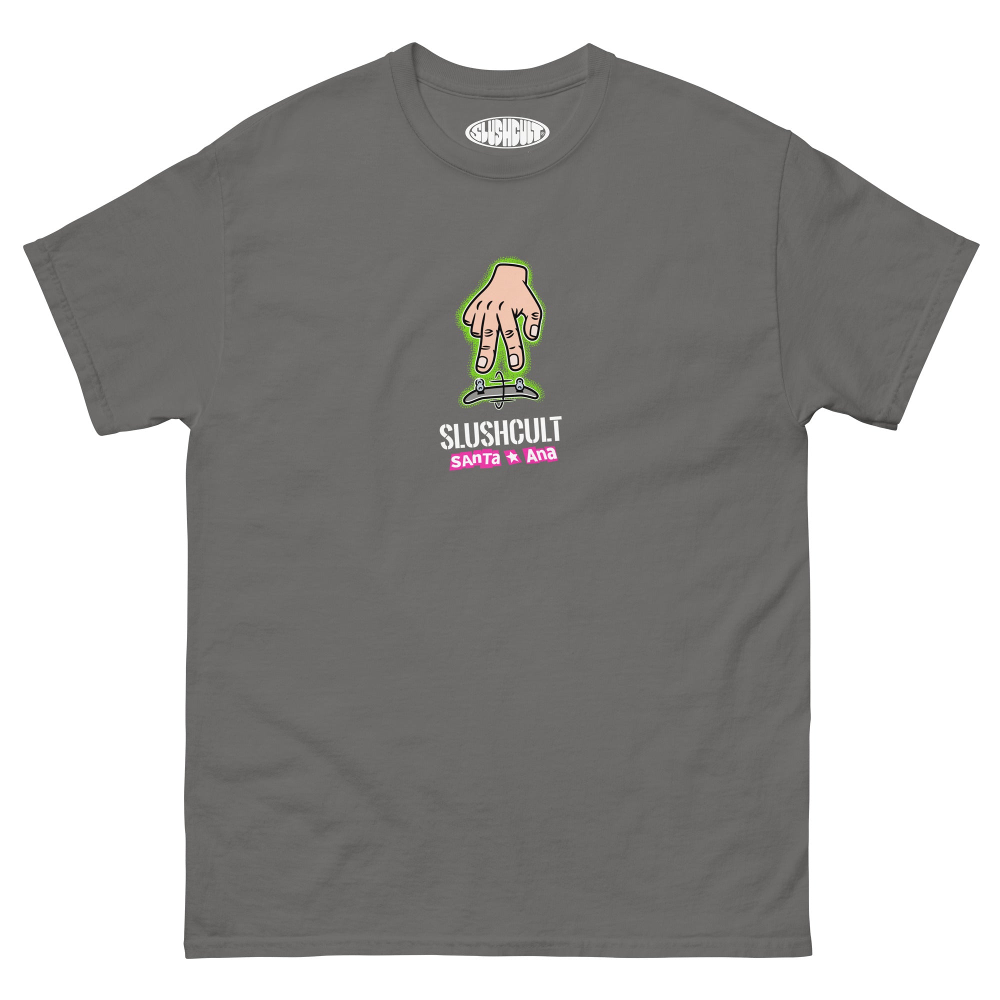IDOL HAND TEE Tees Slushcult Charcoal S Slushcult