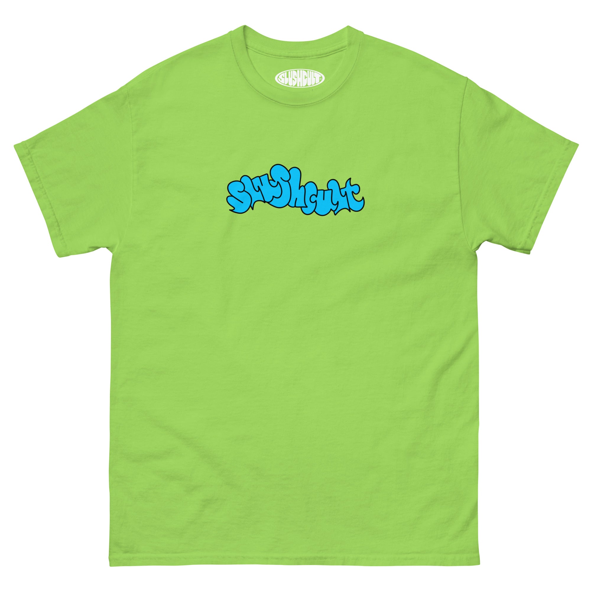 GRAFF BLUE TEE Tees Slushcult Lime S Slushcult