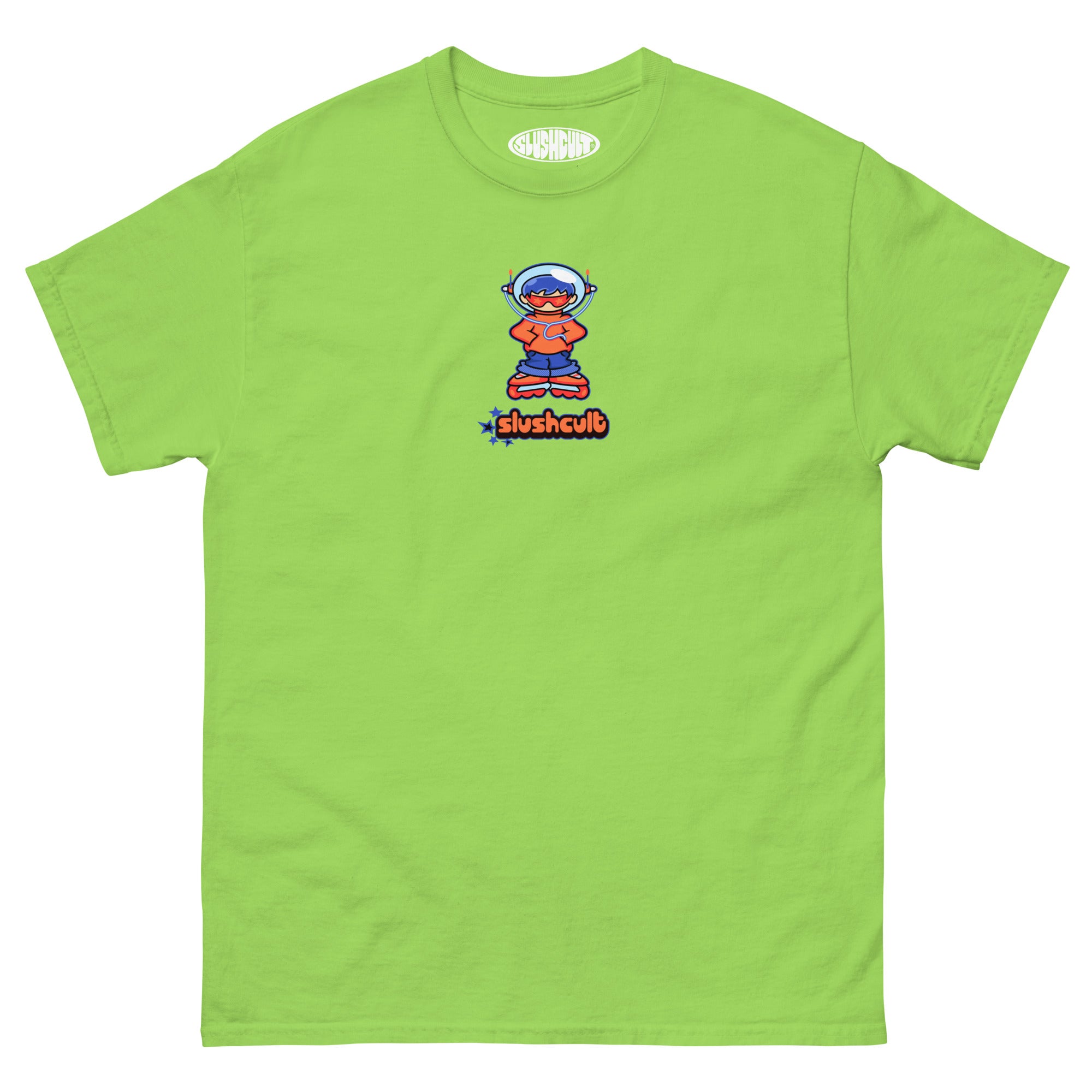 SPACE GRIND TEE Tees Slushcult Lime S Slushcult