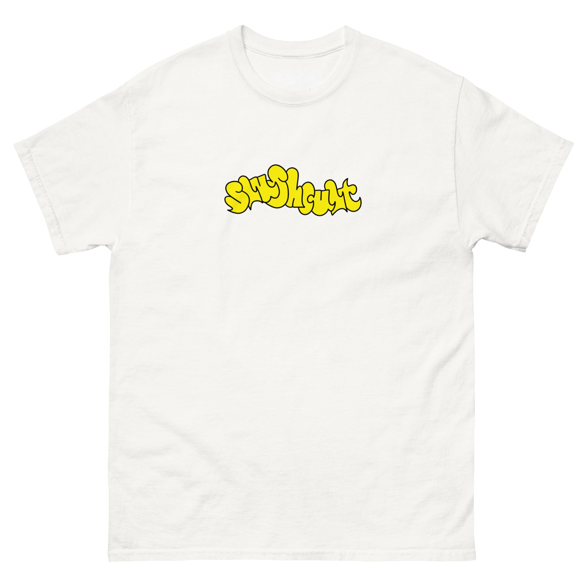 GRAFF YELLOW TEE Tees Slushcult White S Slushcult