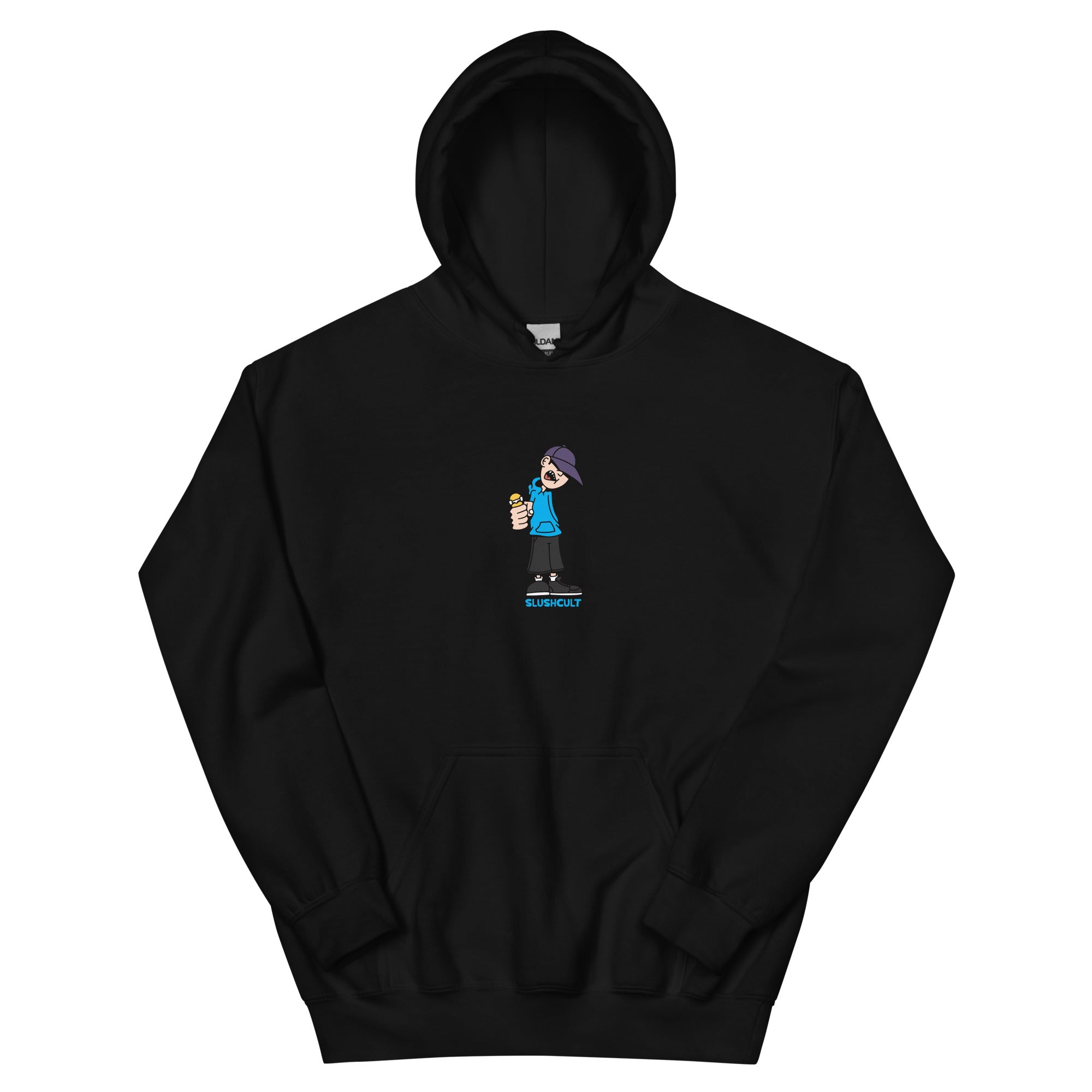 Dude Hoodie Hoodies Slushcult Black S Slushcult
