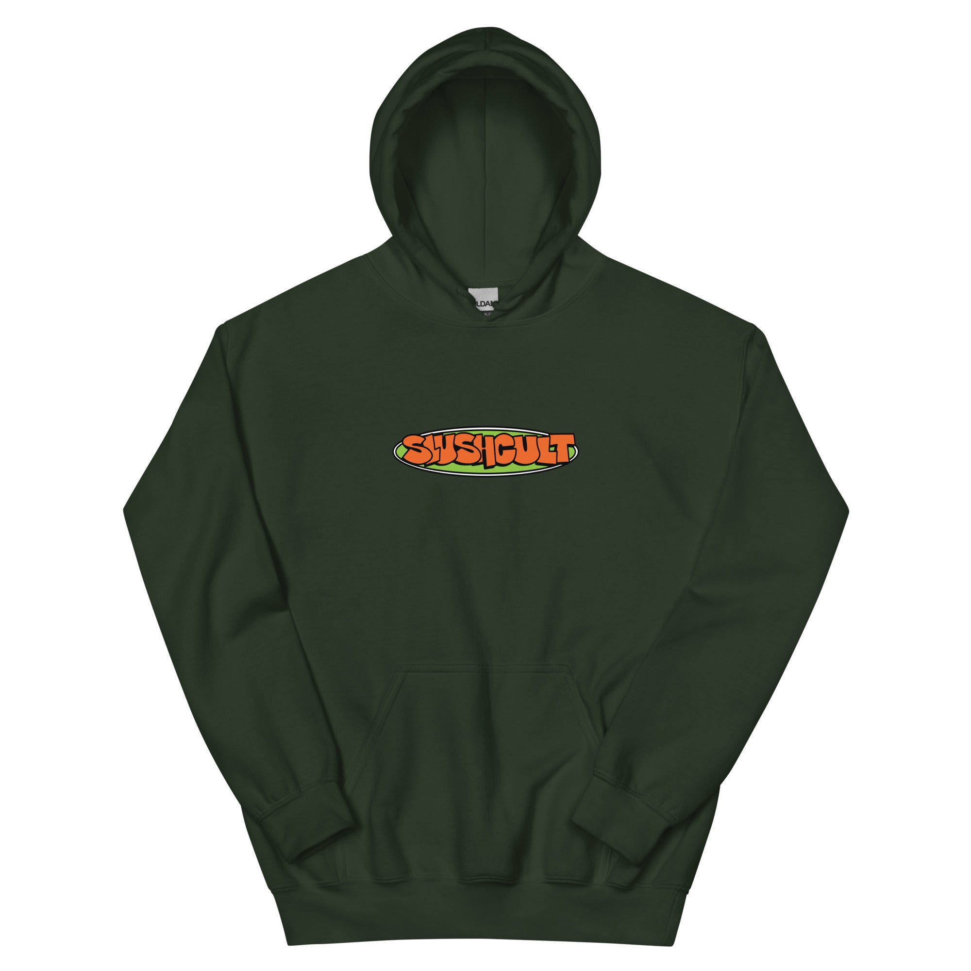 New Oval Hoodie Hoodies Slushcult Forest Green S Slushcult