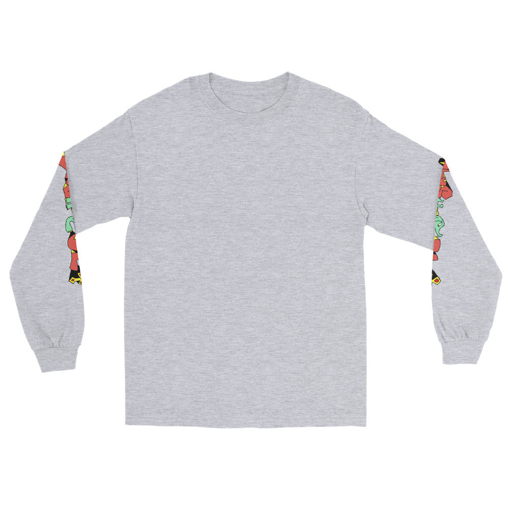 EAT IT LONG SLEEVE Tees Slushcult Sport Grey S Slushcult