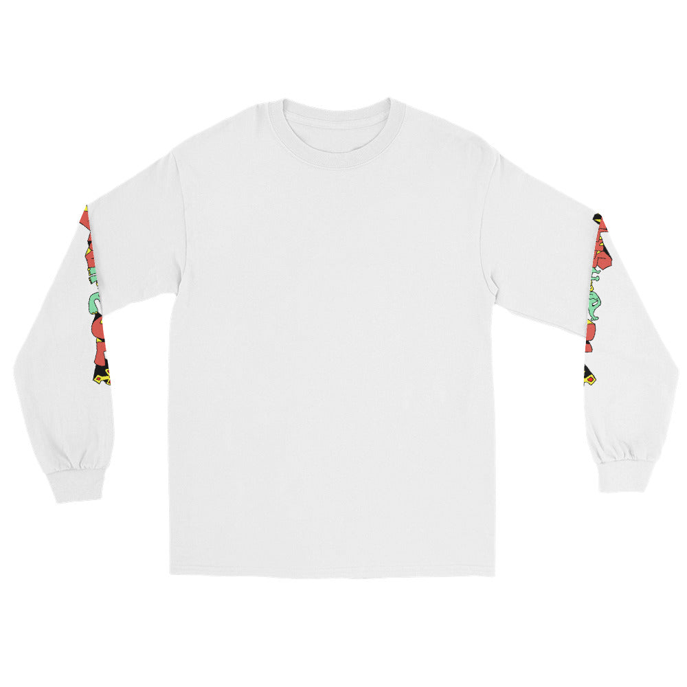 EAT IT LONG SLEEVE Tees Slushcult White S Slushcult