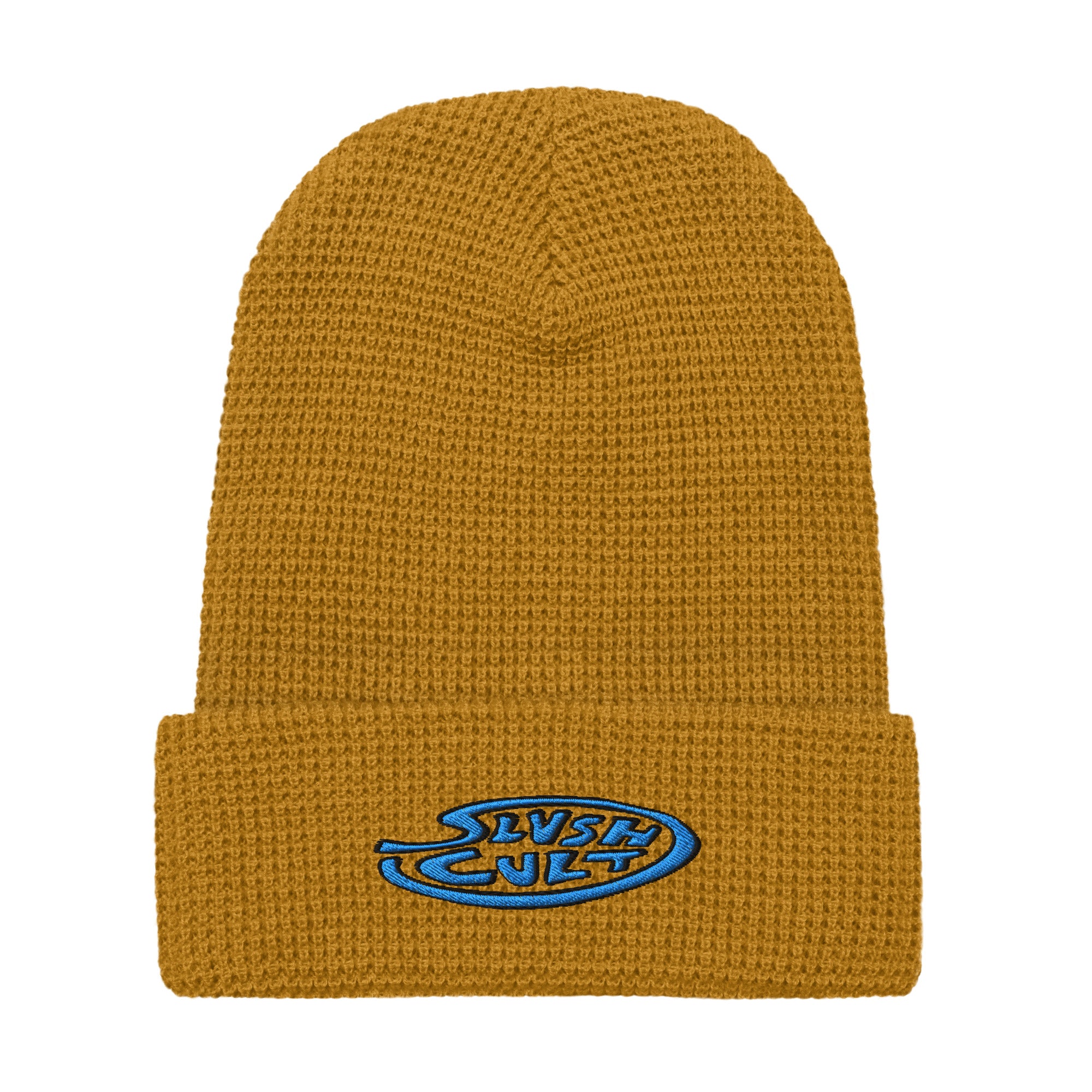"Around The Block" Waffle beanie Beanies Slushcult Camel Slushcult