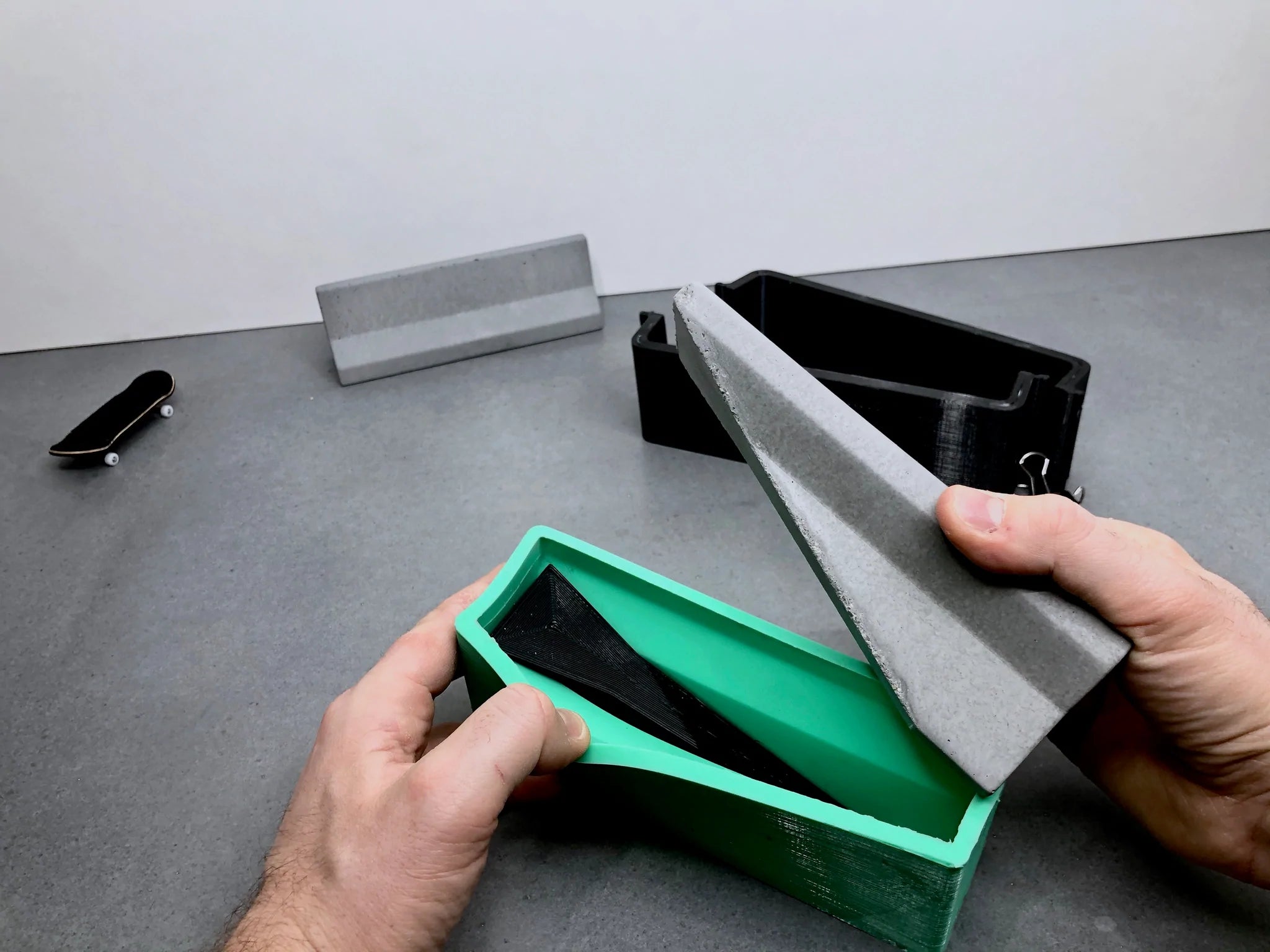 Create Your Skate - Concrete Barrier Mold Fingerboard Mold Create Your Skate Slushcult