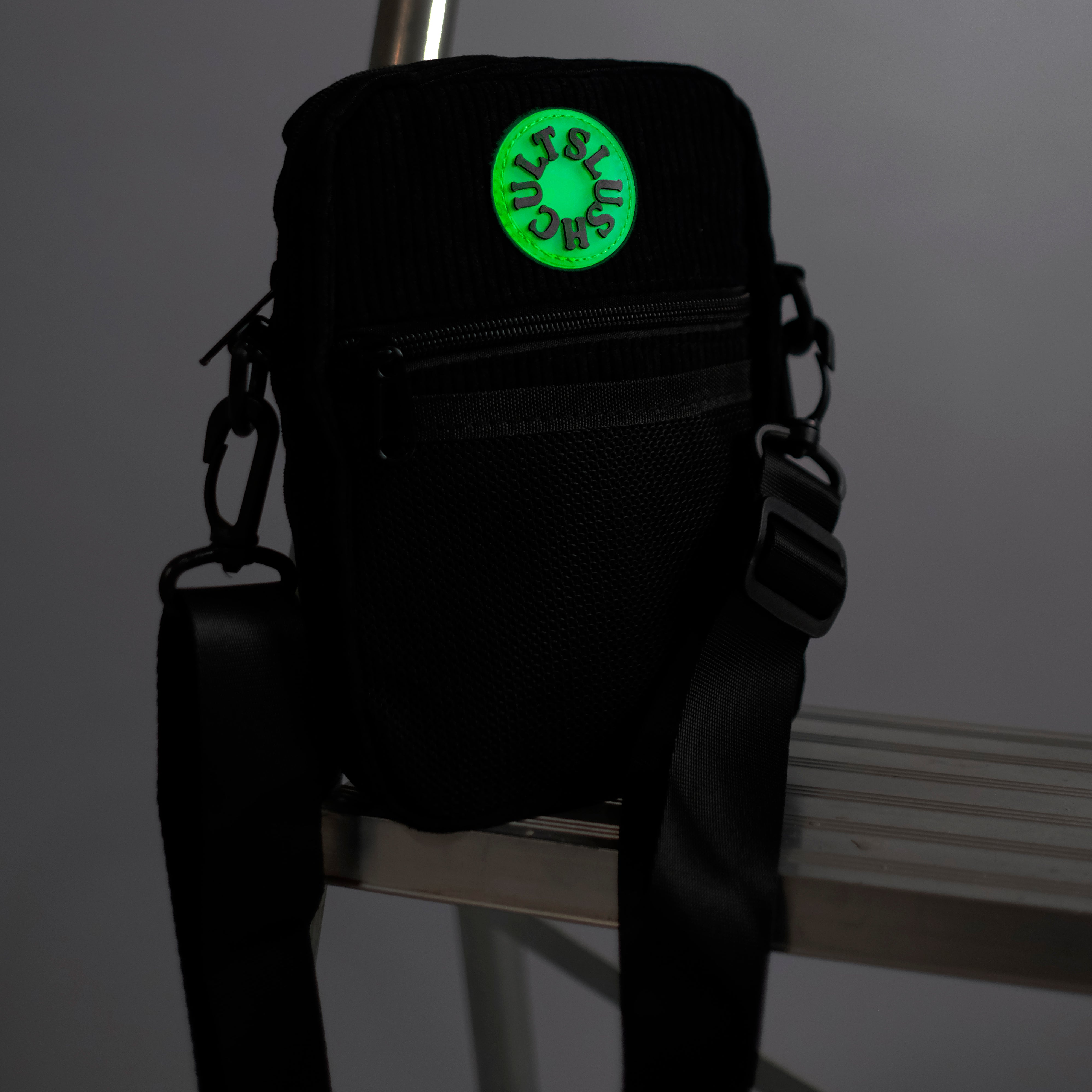 Anywhere Side Bag All Black Corduroy Bags Slushcult Slushcult