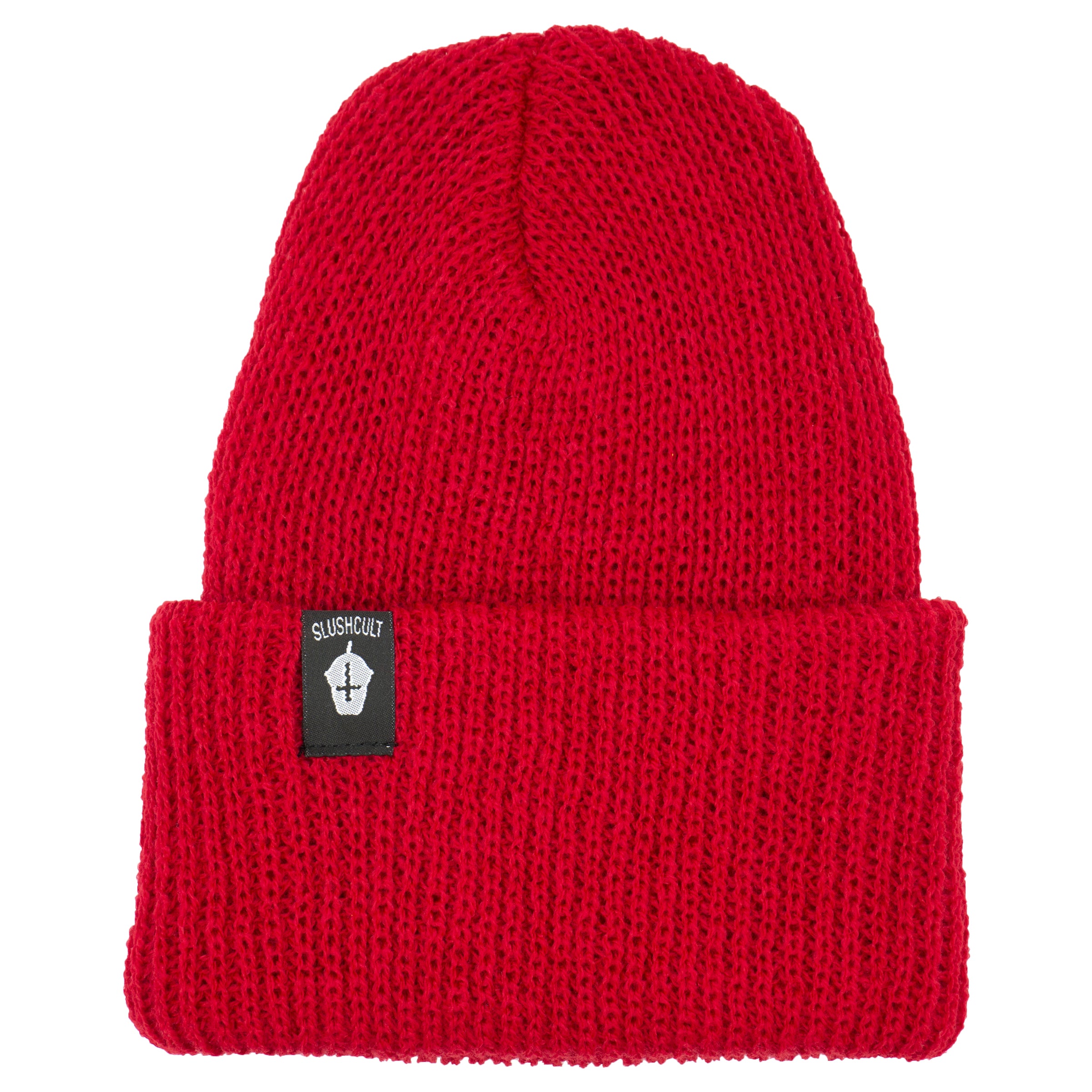 Slushcult® Core Beanies Headwear Slushcult Cherry Red   Slushcult