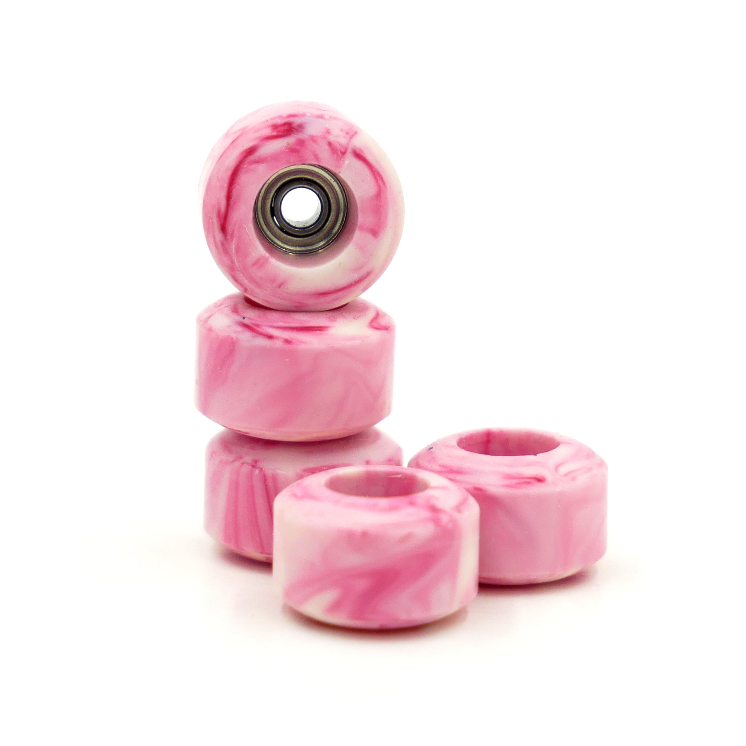 DirtyFB illpills Street Shape Pink Swirl Fingerboard Wheels dirty fb Slushcult