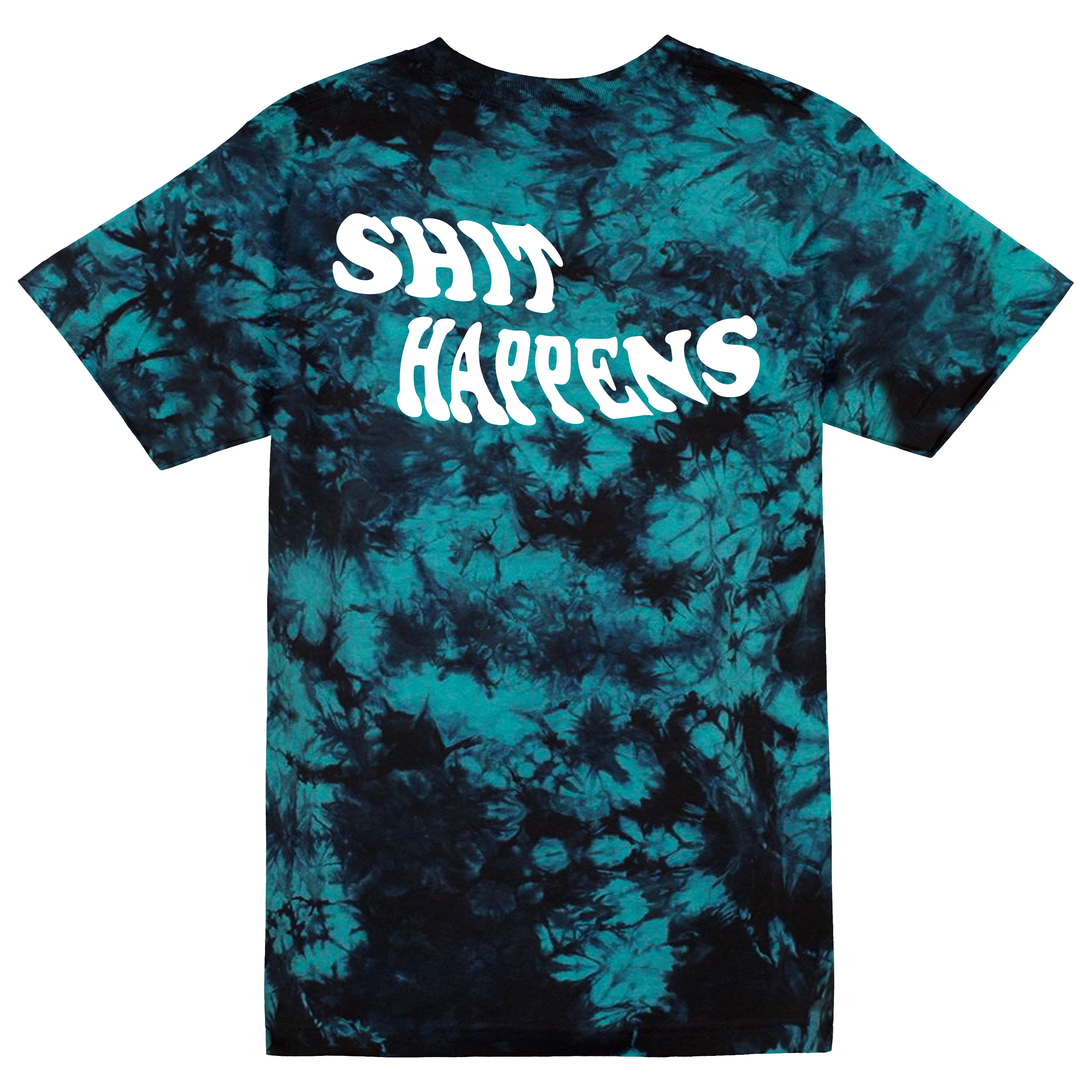 Sh*t Happens Tiedye Tee Tees Slushcult    Slushcult