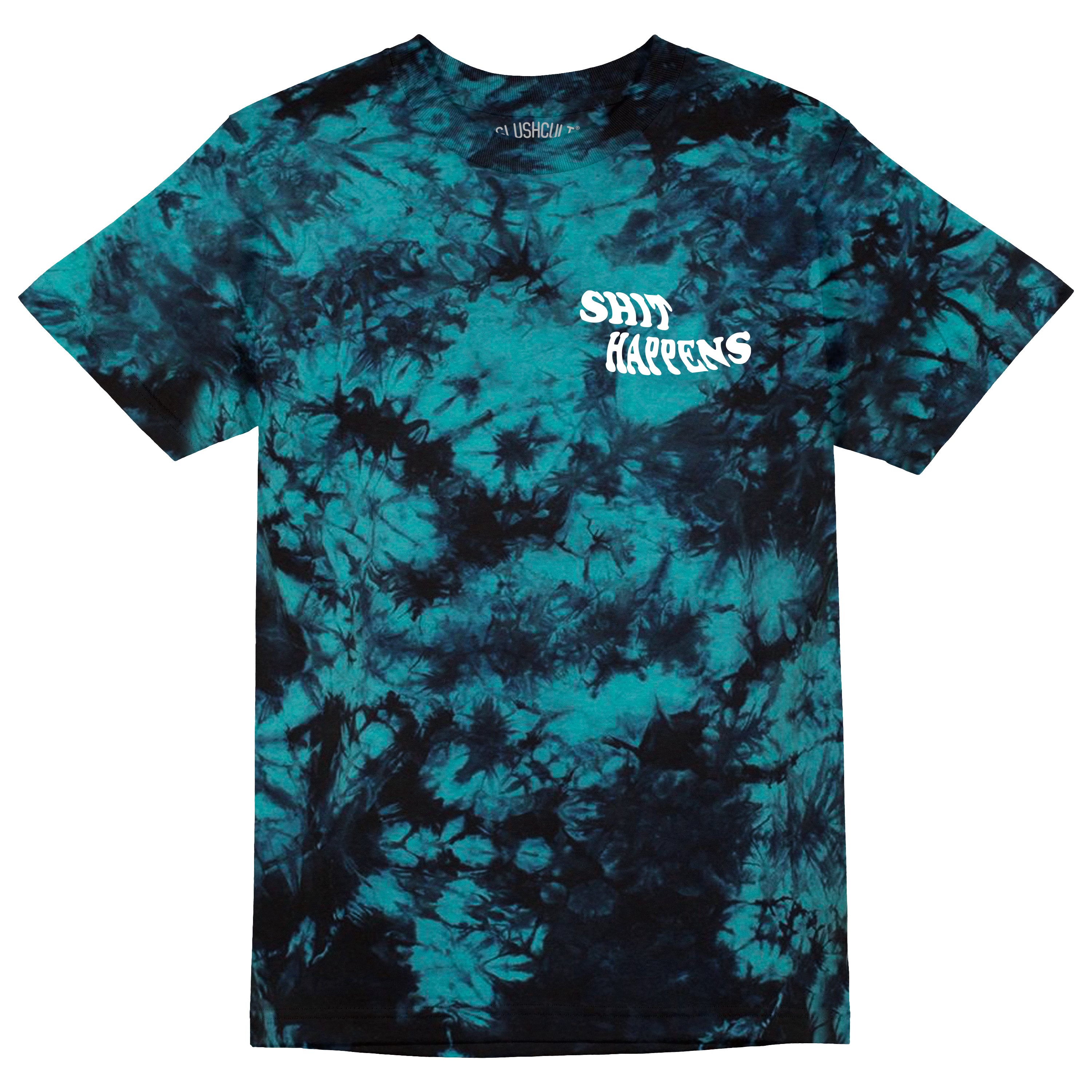 Sh*t Happens Tiedye Tee Tees Slushcult    Slushcult