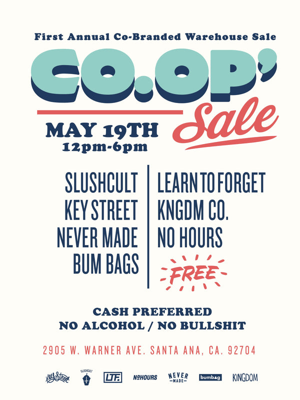 Slushcult Presents: The Co-Op Sale