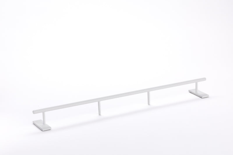 Blackriver Ramps Ironrail Round XL White MINI Skate Shop Blackriver    Slushcult
