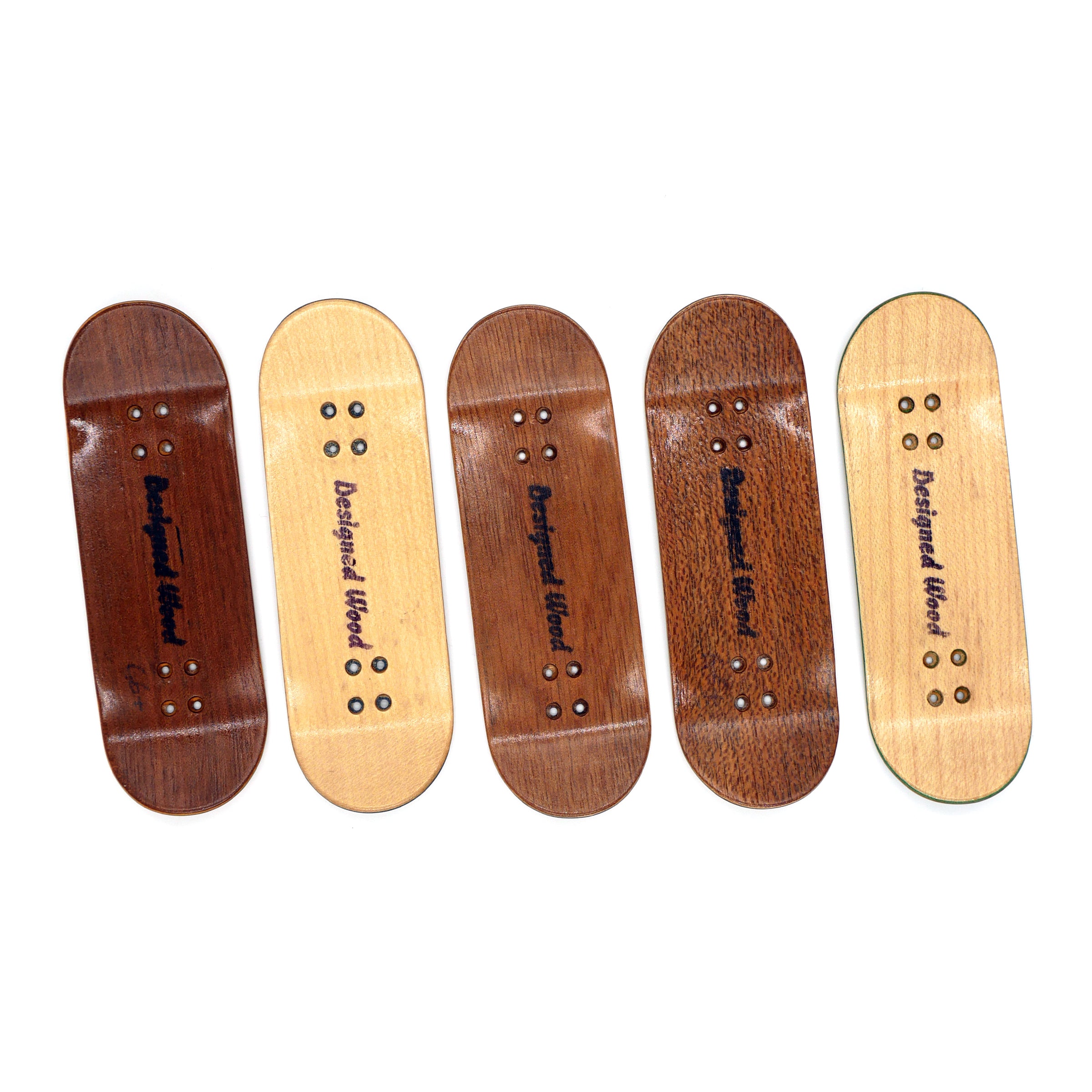 Designed Wood "Exotic Wood" Fingerboard Deck MINI Skate Shop Designed Wood    Slushcult