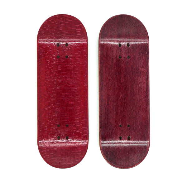Designed Wood "Crimson" Fingerboard Deck MINI Skate Shop Designed Wood    Slushcult