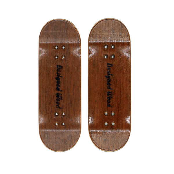Designed Wood "Crimson" Fingerboard Deck MINI Skate Shop Designed Wood    Slushcult