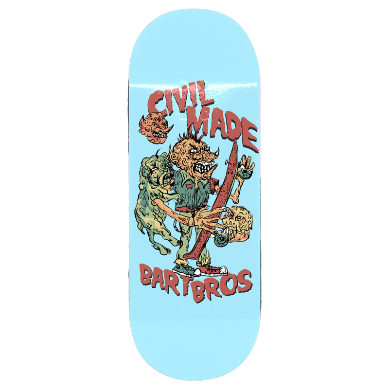 Civilmade "Grab Attack" Fingerboard Deck MINI Skate Shop Civil Made    Slushcult