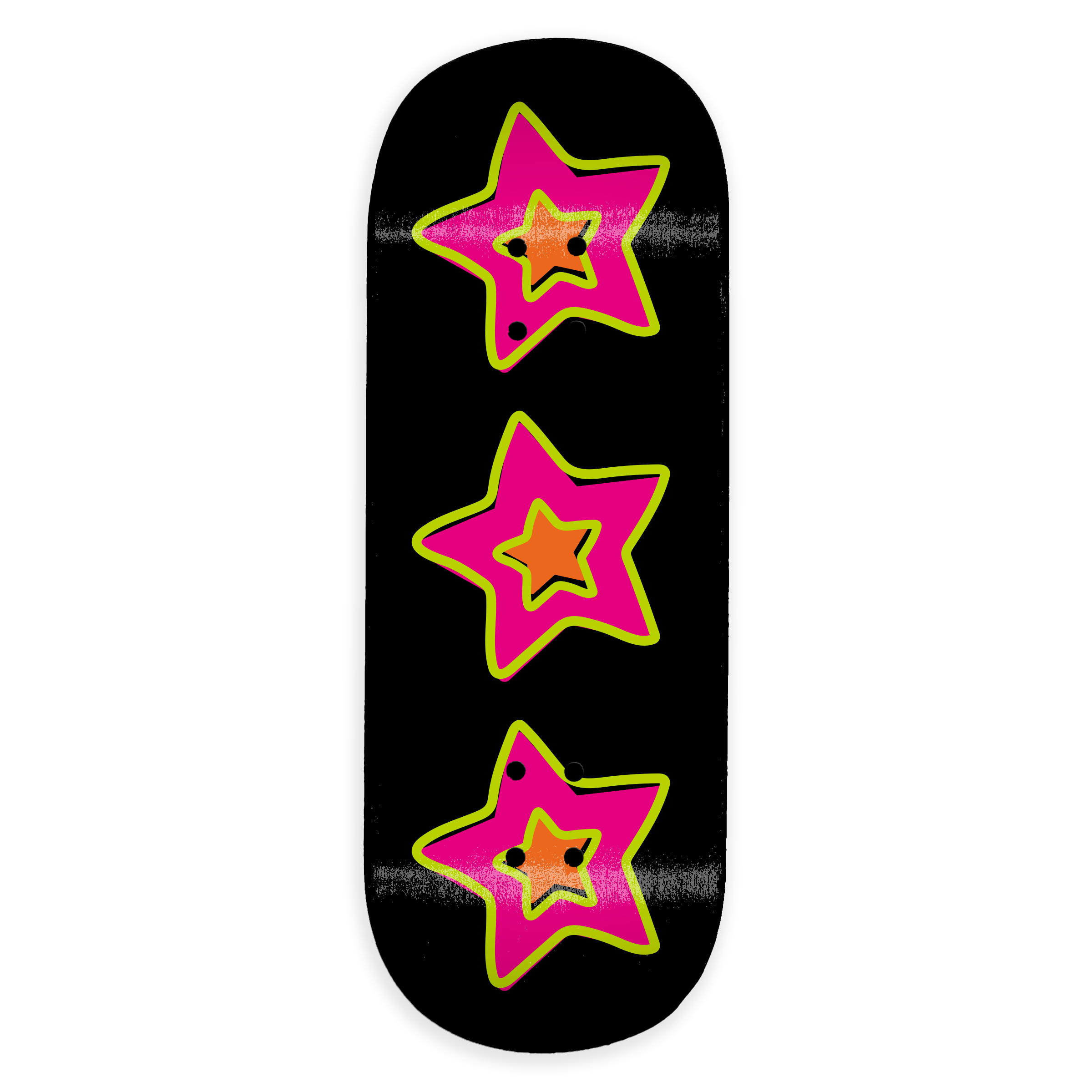 Slushcult "Tri Star" Shop Fingerboard Deck