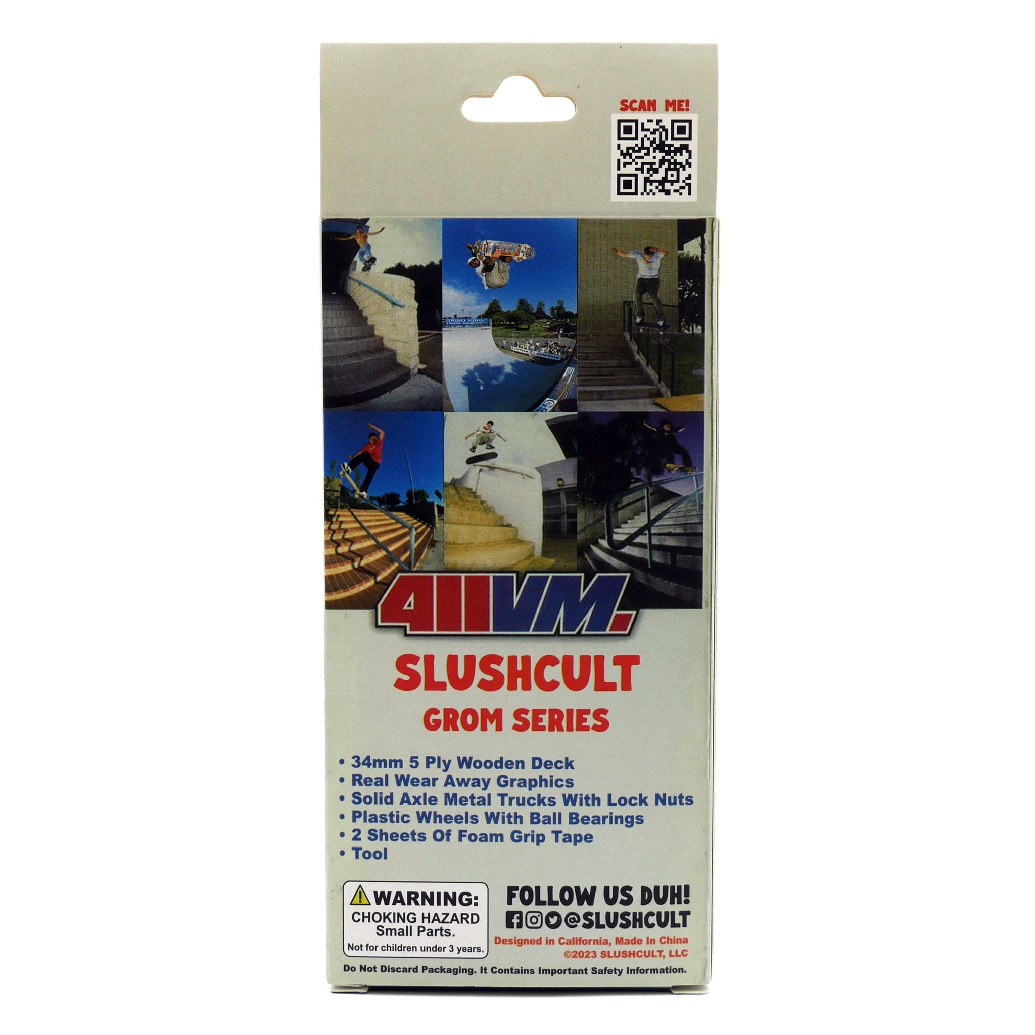 Slushcult x 411VM Grom Fingerboard Complete - COMING SOON