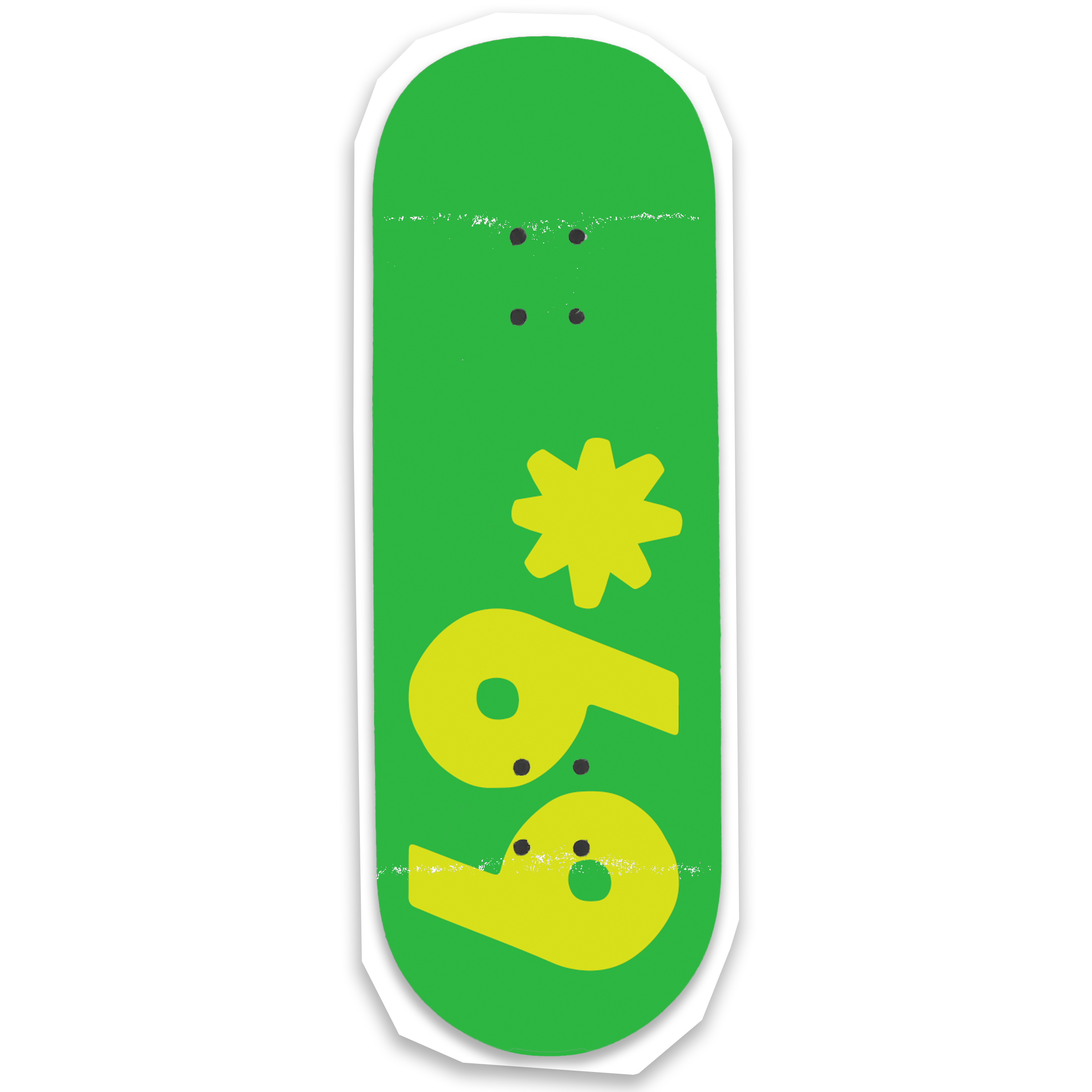 Dial *69 "Big Logo" Fingerboard Deck (Green)