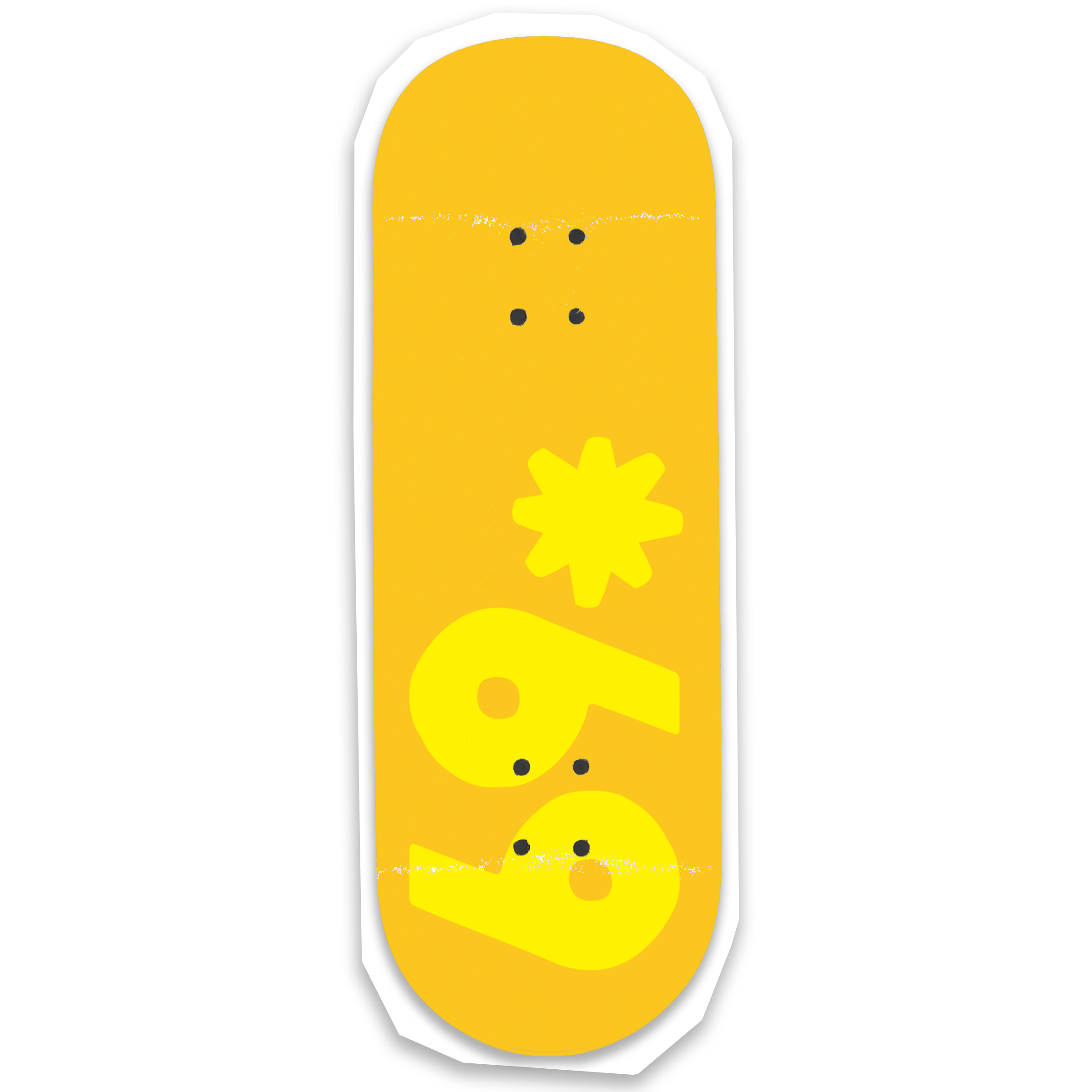 Dial *69 "Big Logo" Fingerboard Deck (Yellow)