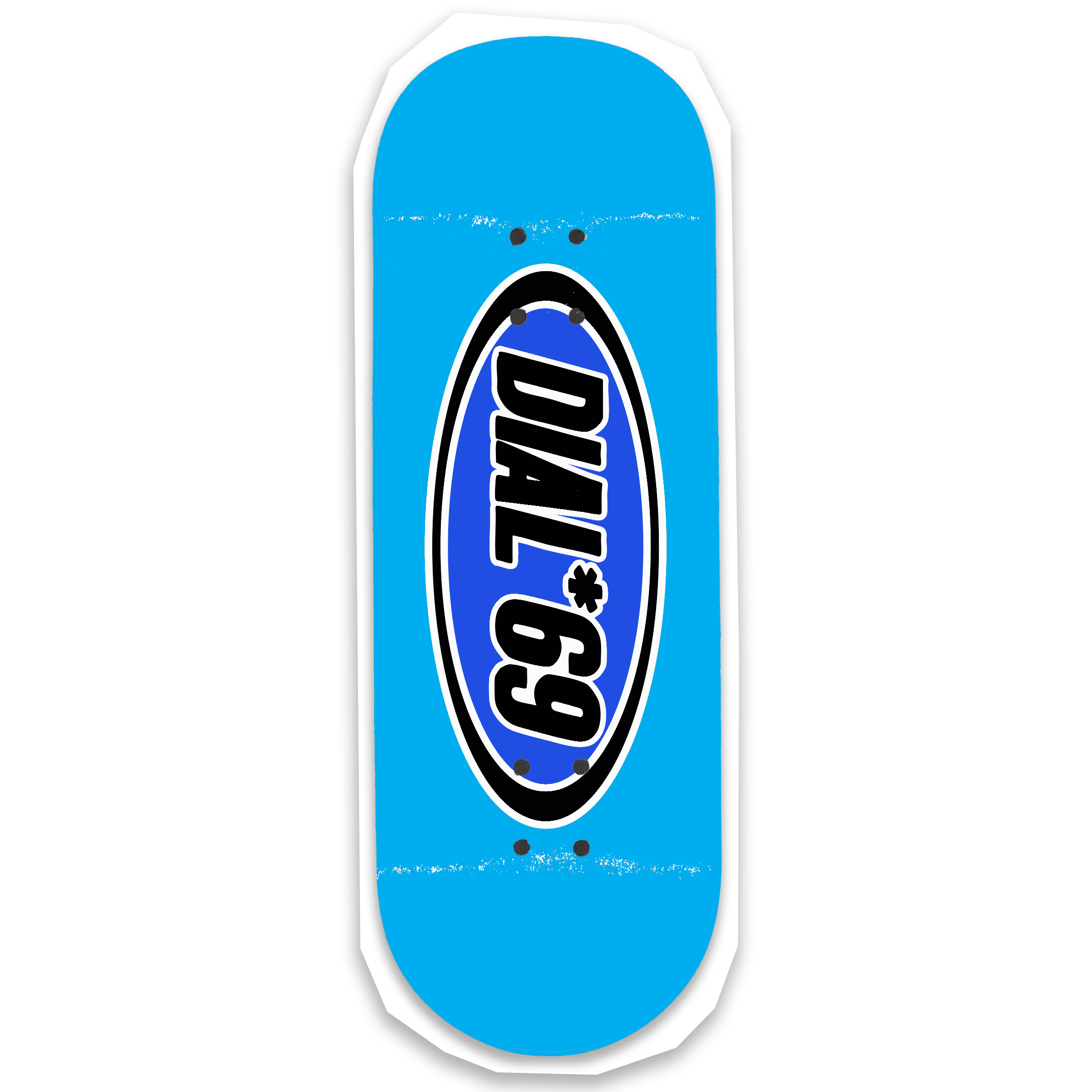 Dial *69 "Moto" Fingerboard Deck (Blue)