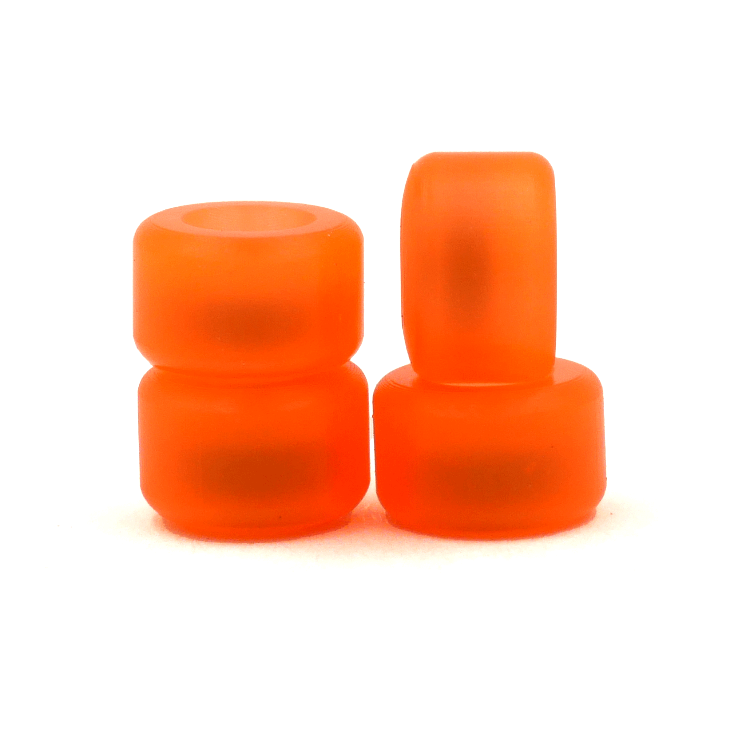 Flatface x Slushcult x Blistered - Blaze Orange (Conical Full) Fingerboard Wheels Flatface Slushcult