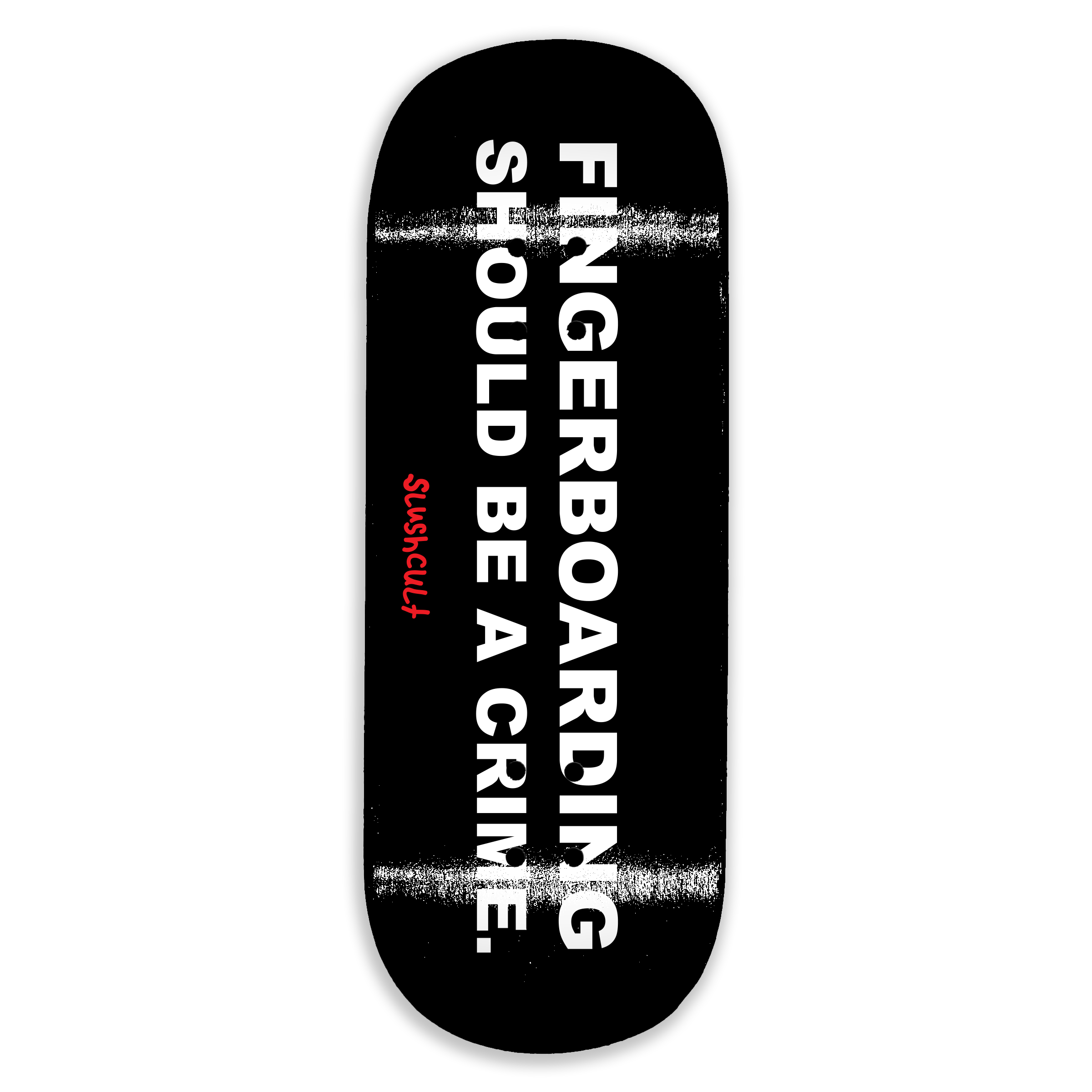 Slushcult "Crime" Shop Fingerboard Deck (Black) Slushcult x DK Decks Slushcult    Slushcult