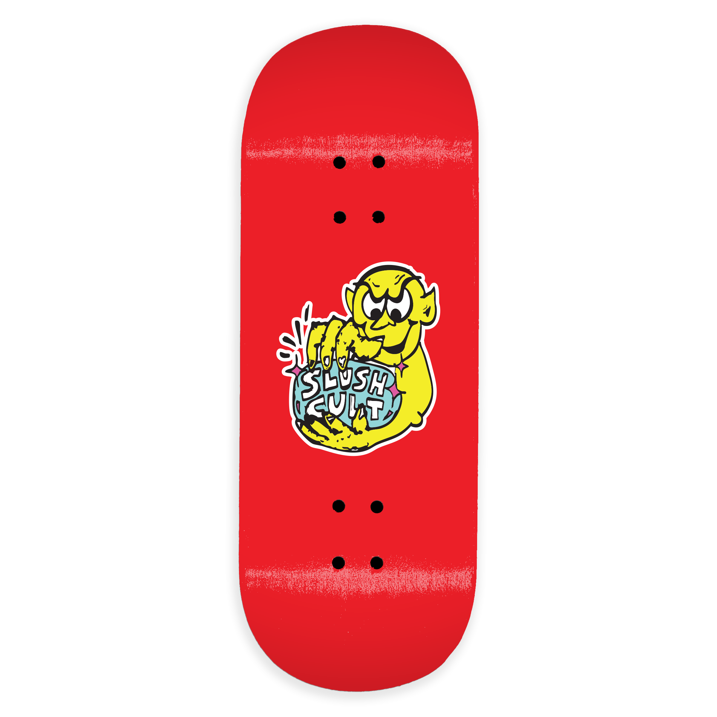 Slushcult "Crystal Ball" Shop Fingerboard Deck (Red) Slushcult x DK Decks Slushcult Slushcult