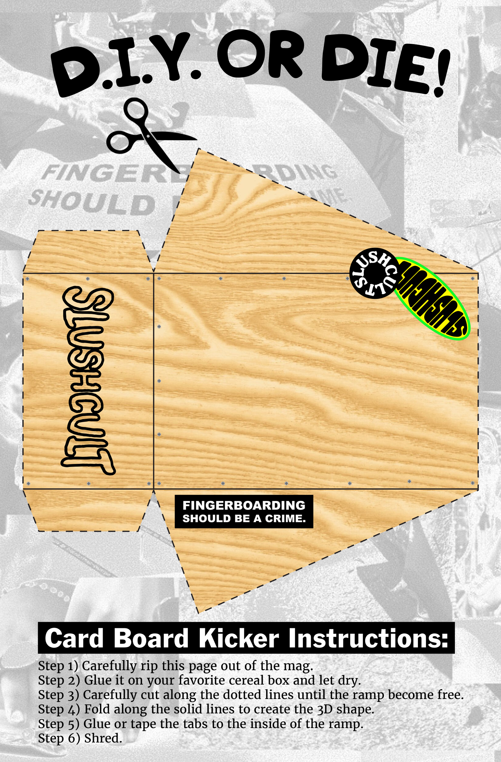 Slushcult DIY Cardboard  Kicker (Free Download)