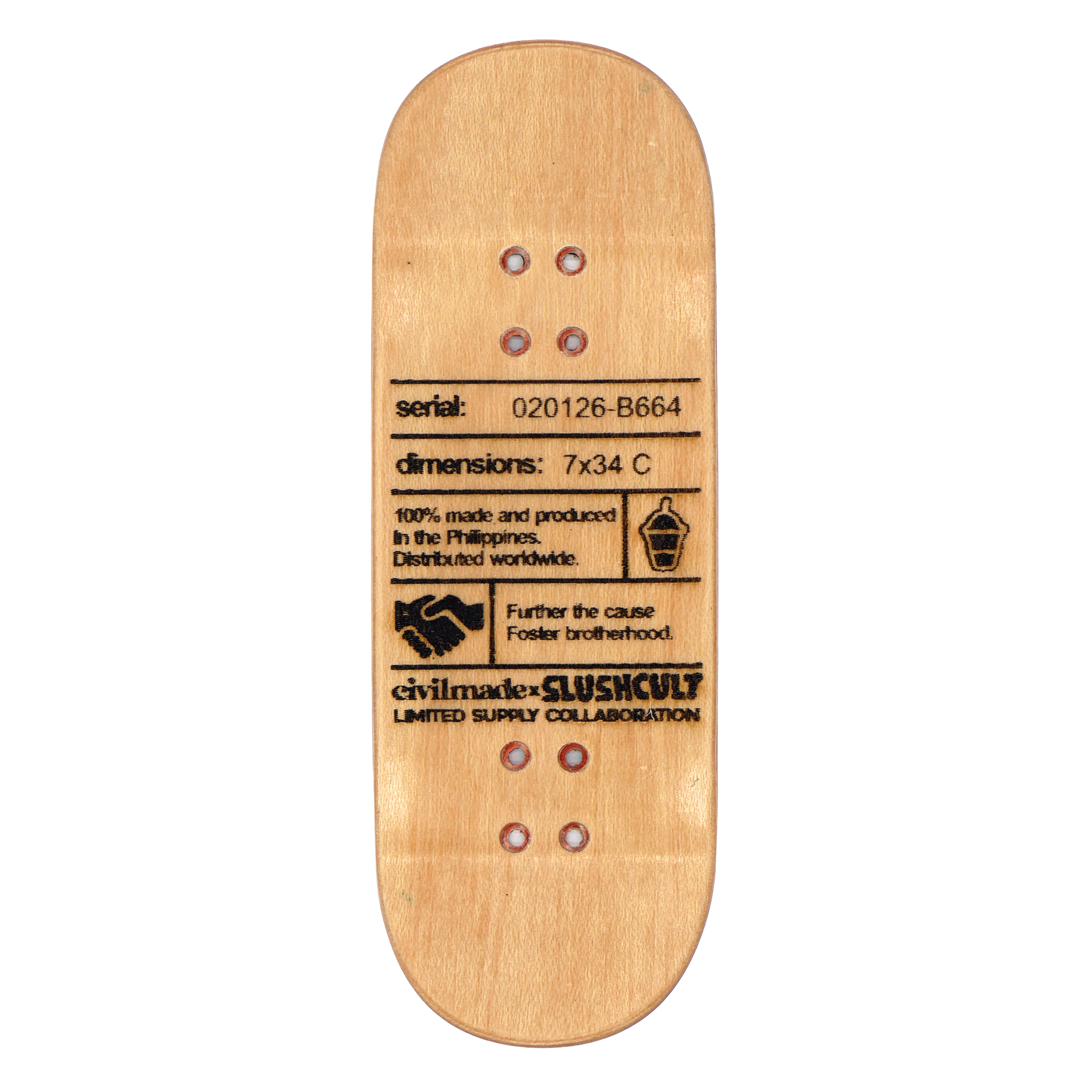 Civilmade "Scream" Fingerboard Deck