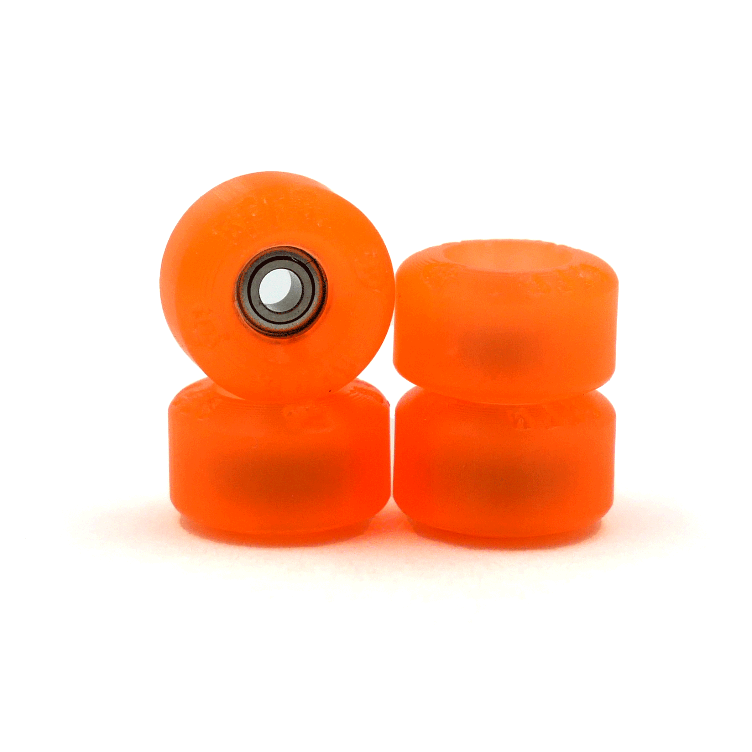 Flatface x Slushcult x Blistered - Blaze Orange (FF V3) Fingerboard Wheels Flatface Slushcult